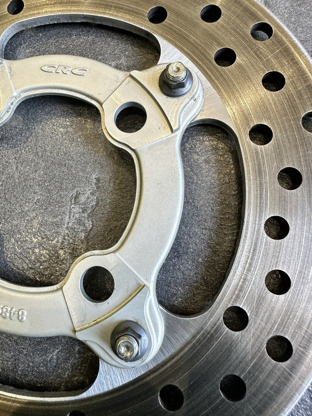 MV AGUSTA Dragster 800 RR LH44 2017 Rear Brake Disc Rotor Carrier Only 274 Miles
