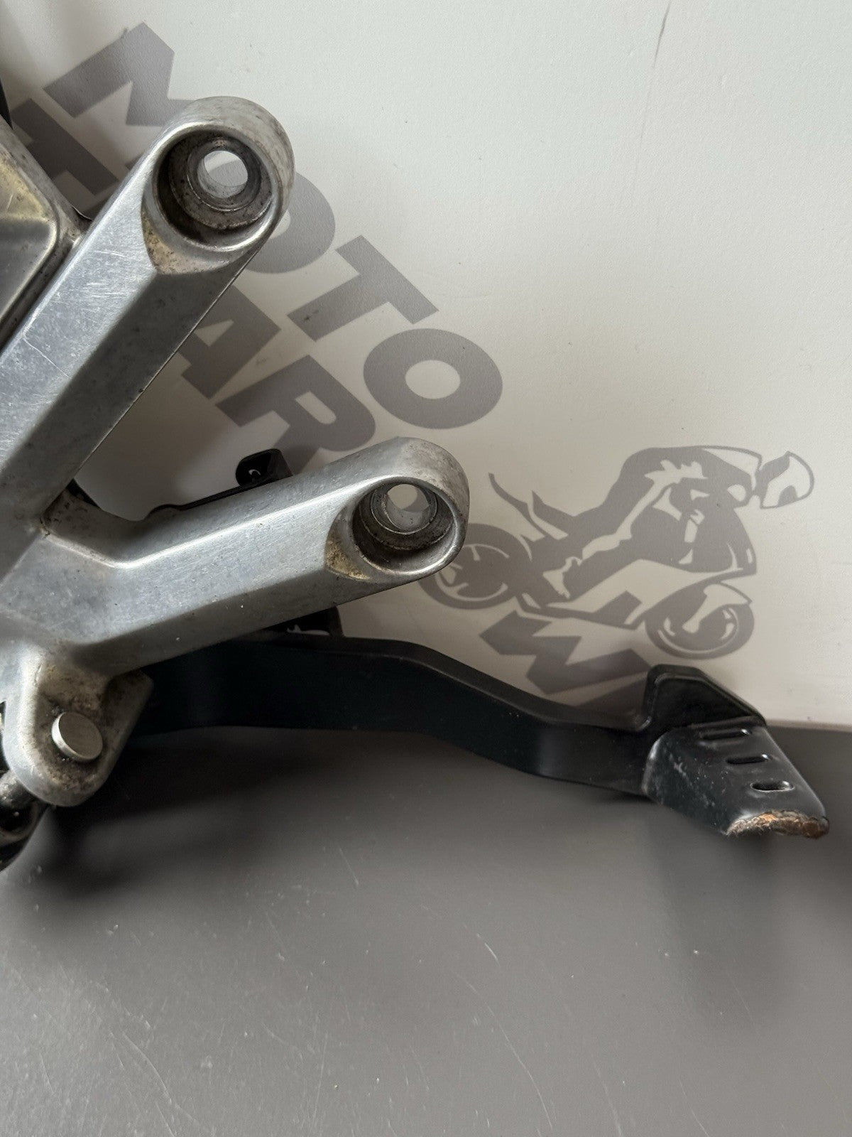 Triumph Trident 660 Right Rearset Footrest Mastercylinder BENT PEDAL 2021-24