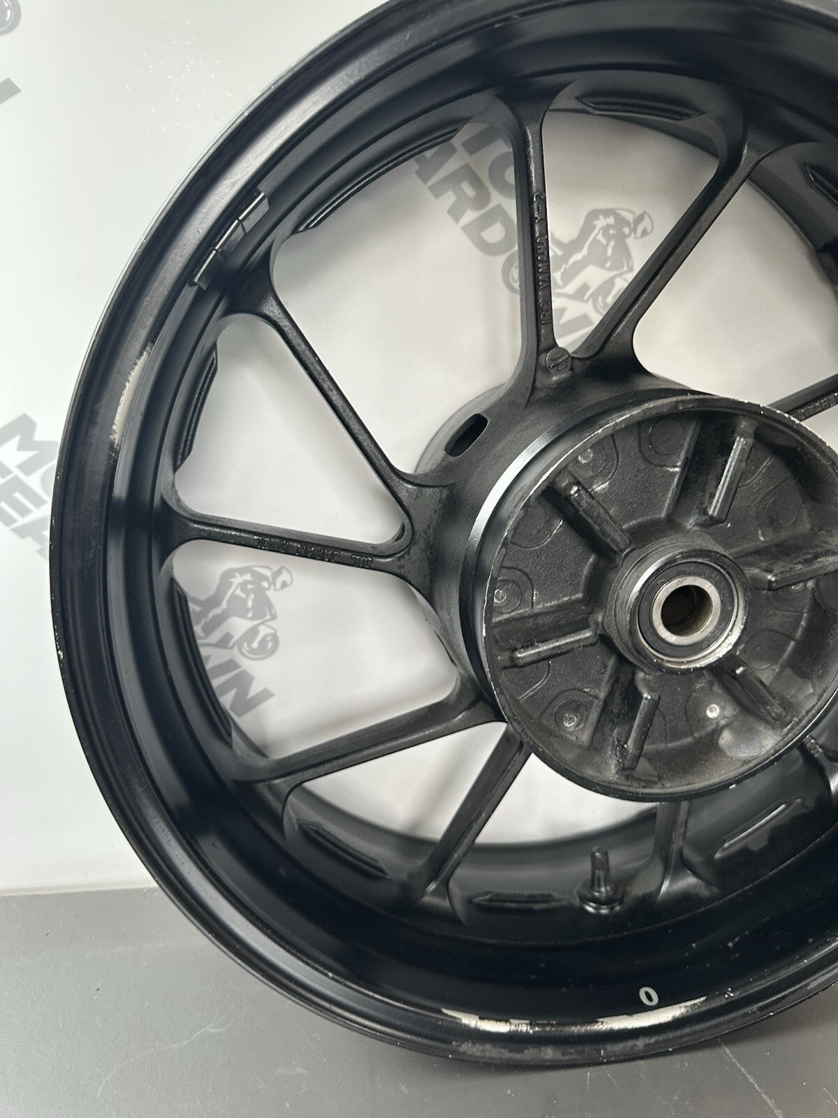 Yamaha MT07 ABS 2014 - 2017 Rear Wheel Rim Ever So Slightly Out Of Alignment OEM