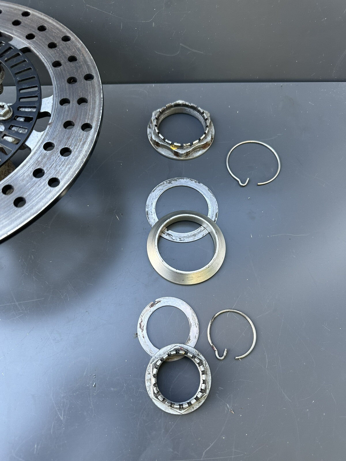 KTM 1290 Superduke 2014 Rear Wheel Axle Spindle & Brake Disc KTM 1290 Spindle