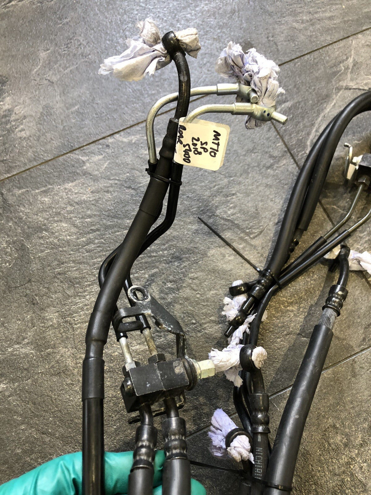 Yamaha MT10 SP 2018 Brake Hoses ABS System Full Set Hoses Only 5800 Miles OEM