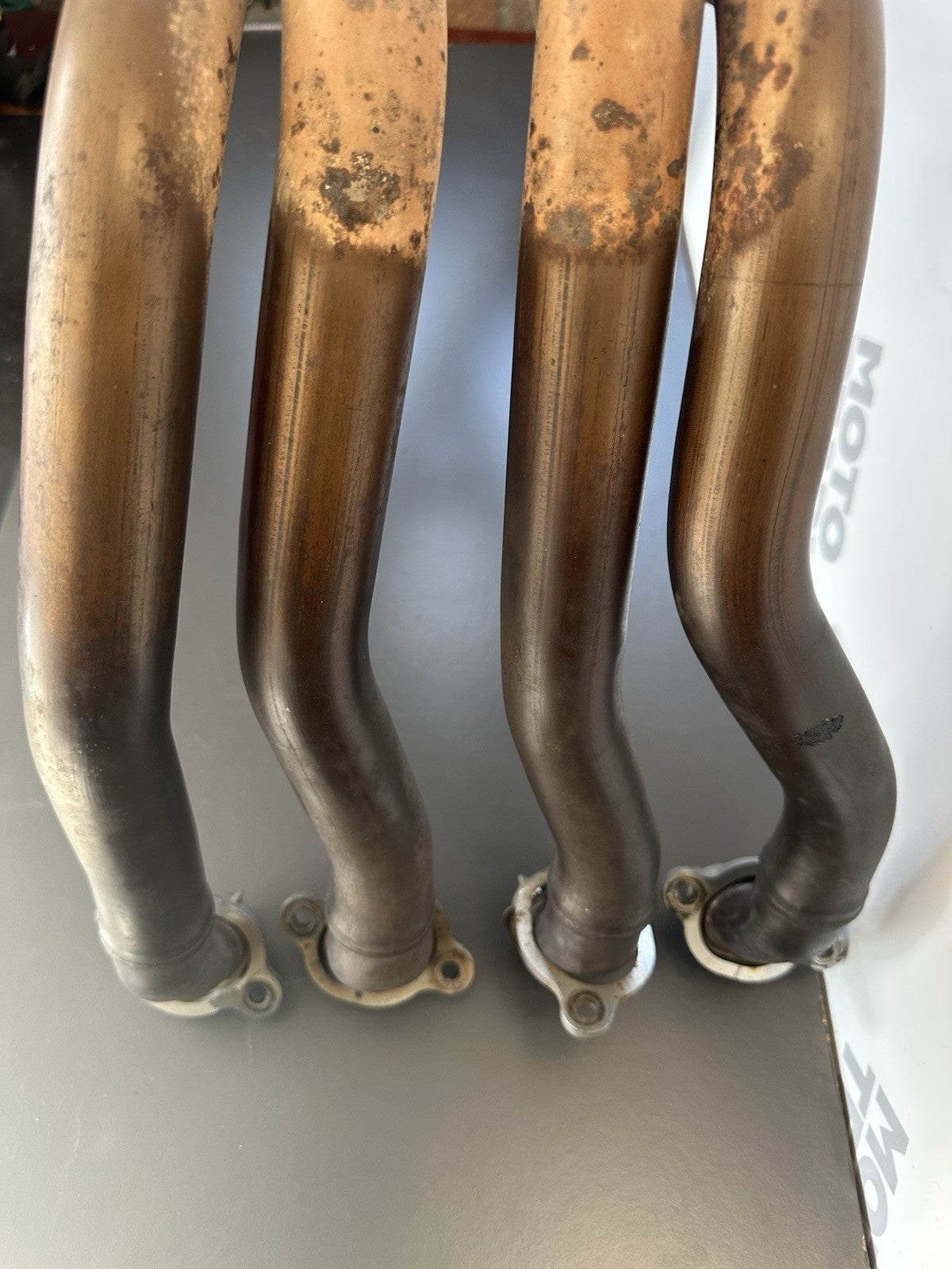 HONDA CBR1000RR FIREBLADE EXHAUST DOWNPIPES YEAR 2004 2005 OEM DOWNPIPES