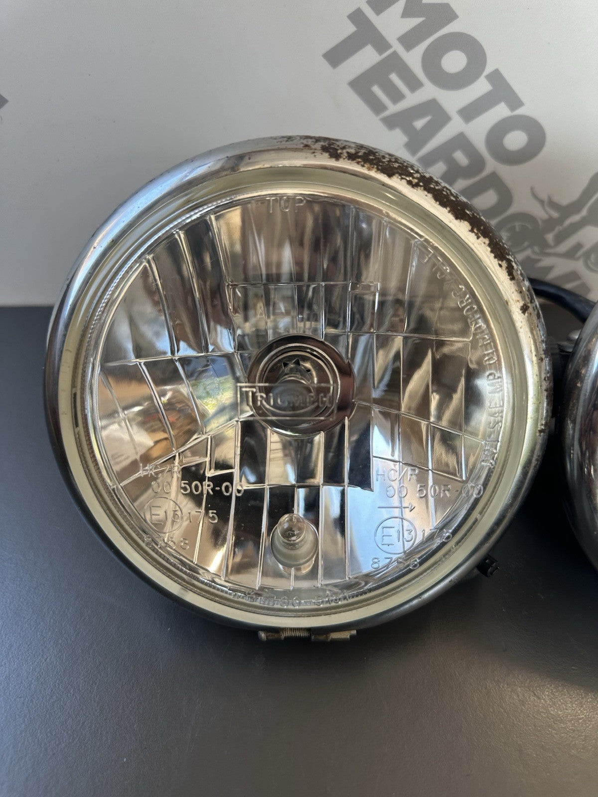 TRIUMPH STREET TRIPLE 675 675R HEADLIGHTS 675 Headlights OEM 2007-2011 8382miles