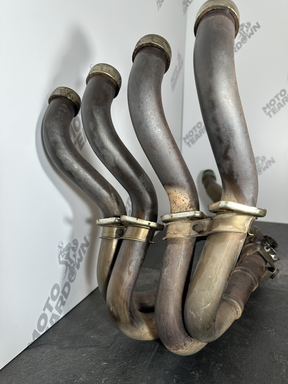 Suzuki GSXR 1000 2014 Exhaust Downpipes Header Pipes 22774 Miles 2009-2016 OEM
