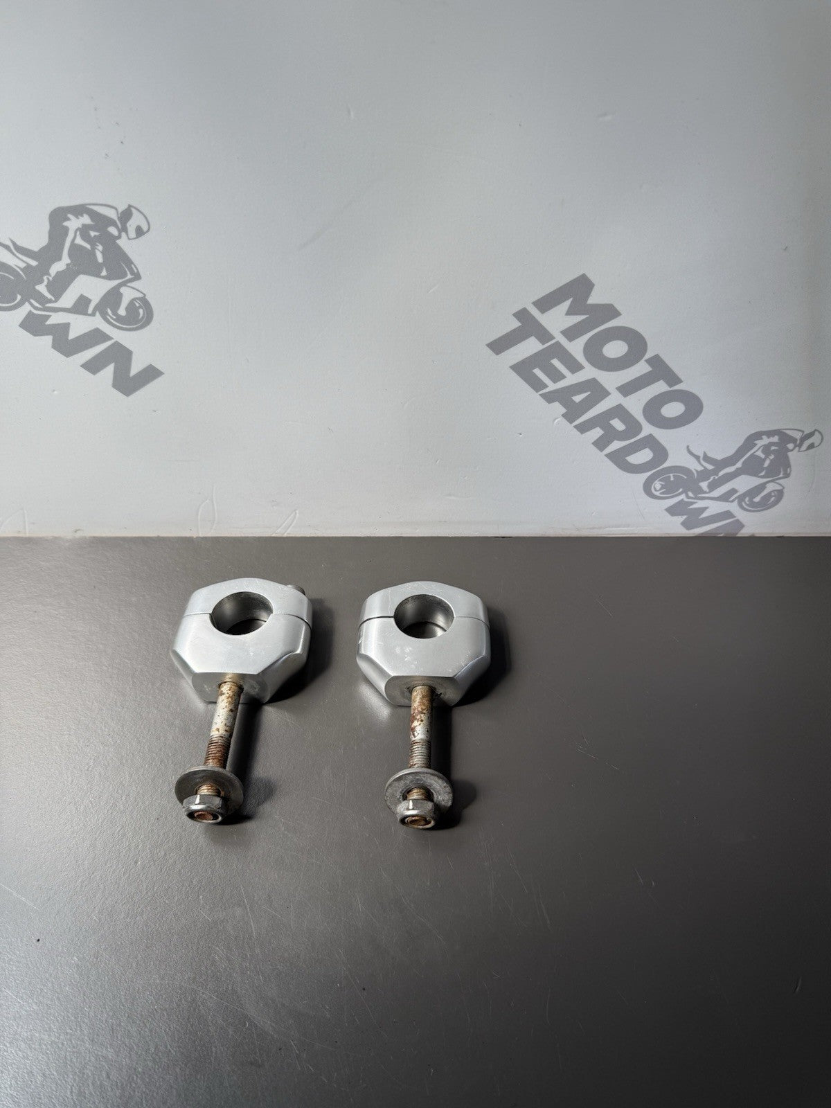 Triumph Street Triple 675 Handlebar Riser Handlebar Clamp Set OEM 2007-2011 675R