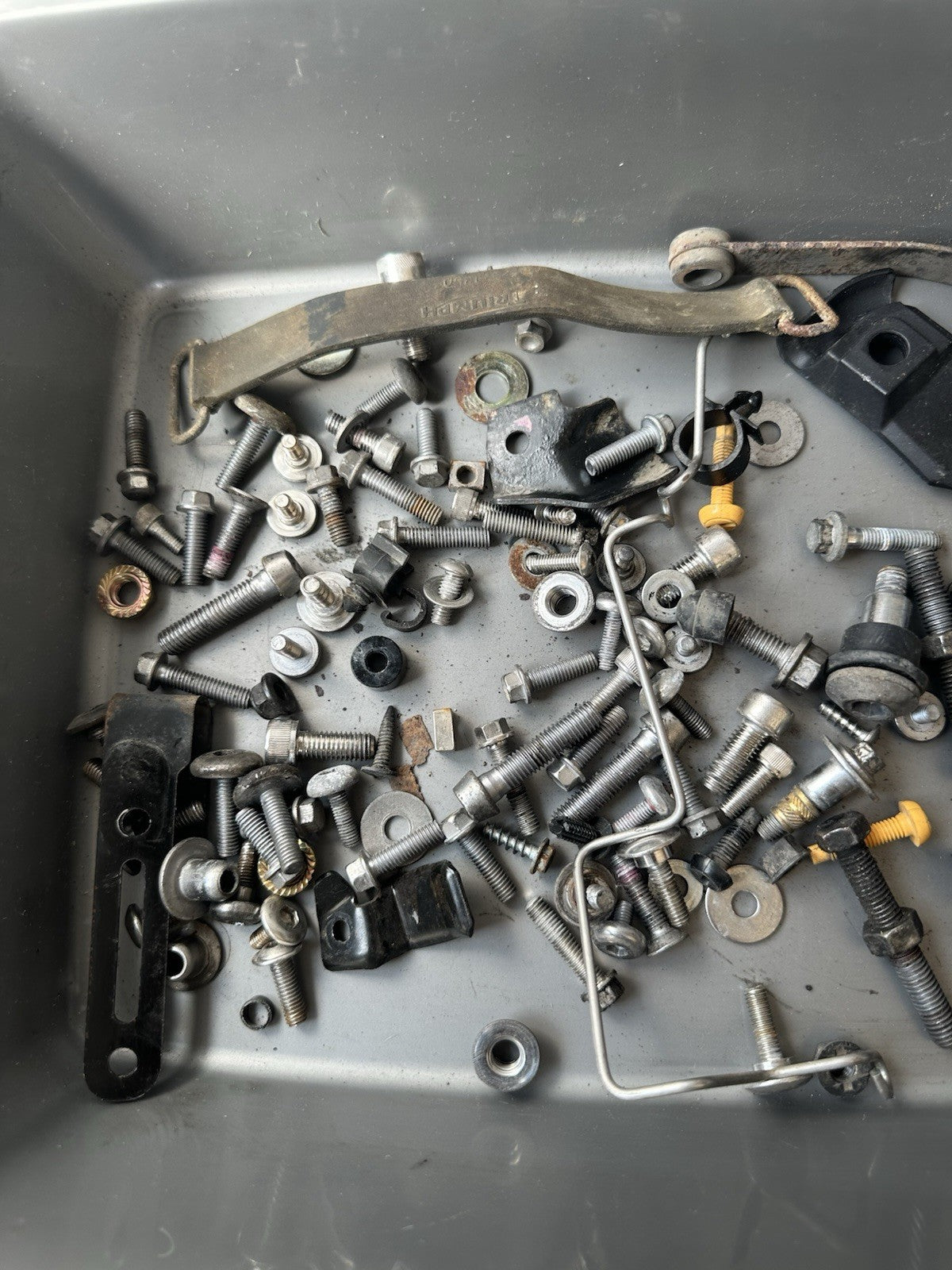 TRIUMPH STREET TRIPLE 675 Job Lot NUTS BOLTS SPARES Job Lot 8382 Miles OEM 2010