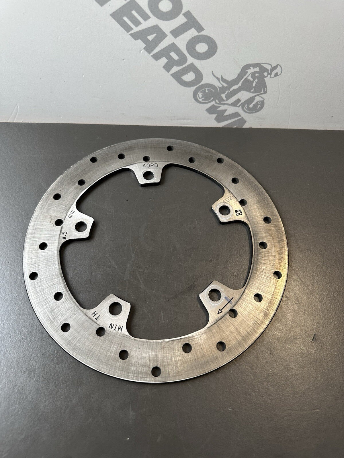 KTM 125 Duke rear brake disc 2024 - 2025 KTM 125 Duke Rear Brake Disc 51 Miles