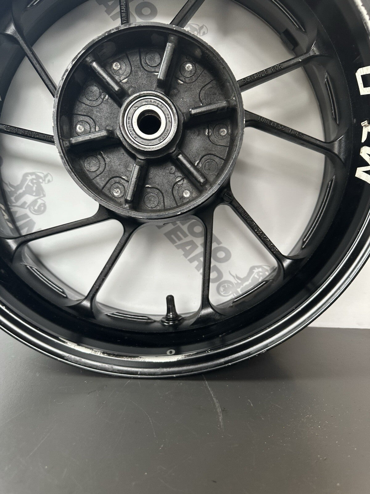 Yamaha MT07 ABS 2014 - 2017 Rear Wheel Rim Ever So Slightly Out Of Alignment OEM