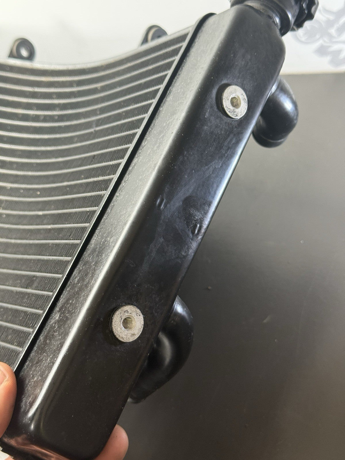 Triumph Street Triple 675R Radiator & Fan Rad 2008-2011 675R Radiator 2010 OEM