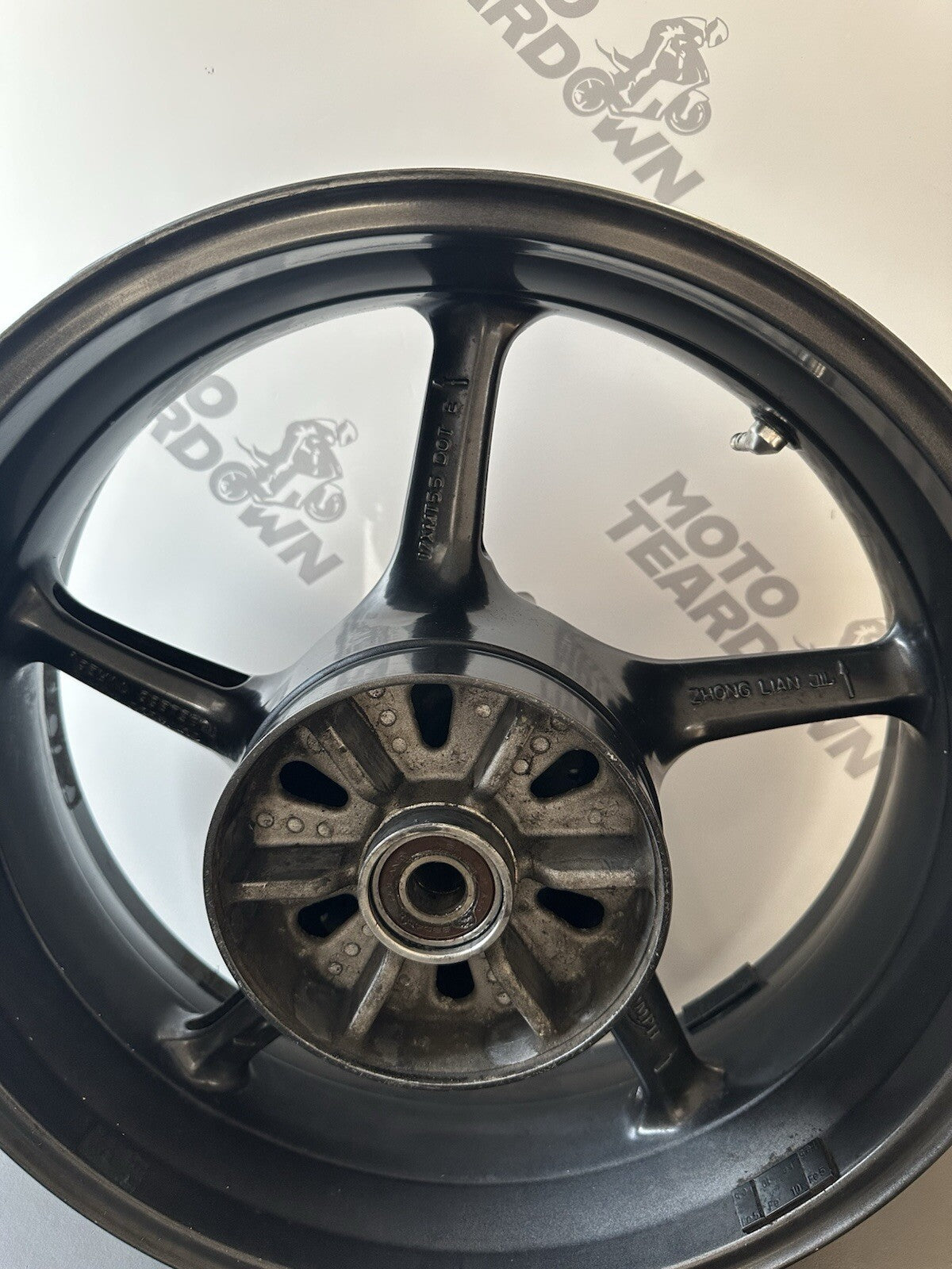 TRIUMPH STREET TRIPLE 675R Rear Wheel 675R Rear Rim OEM 2011 675R Rear Wheel