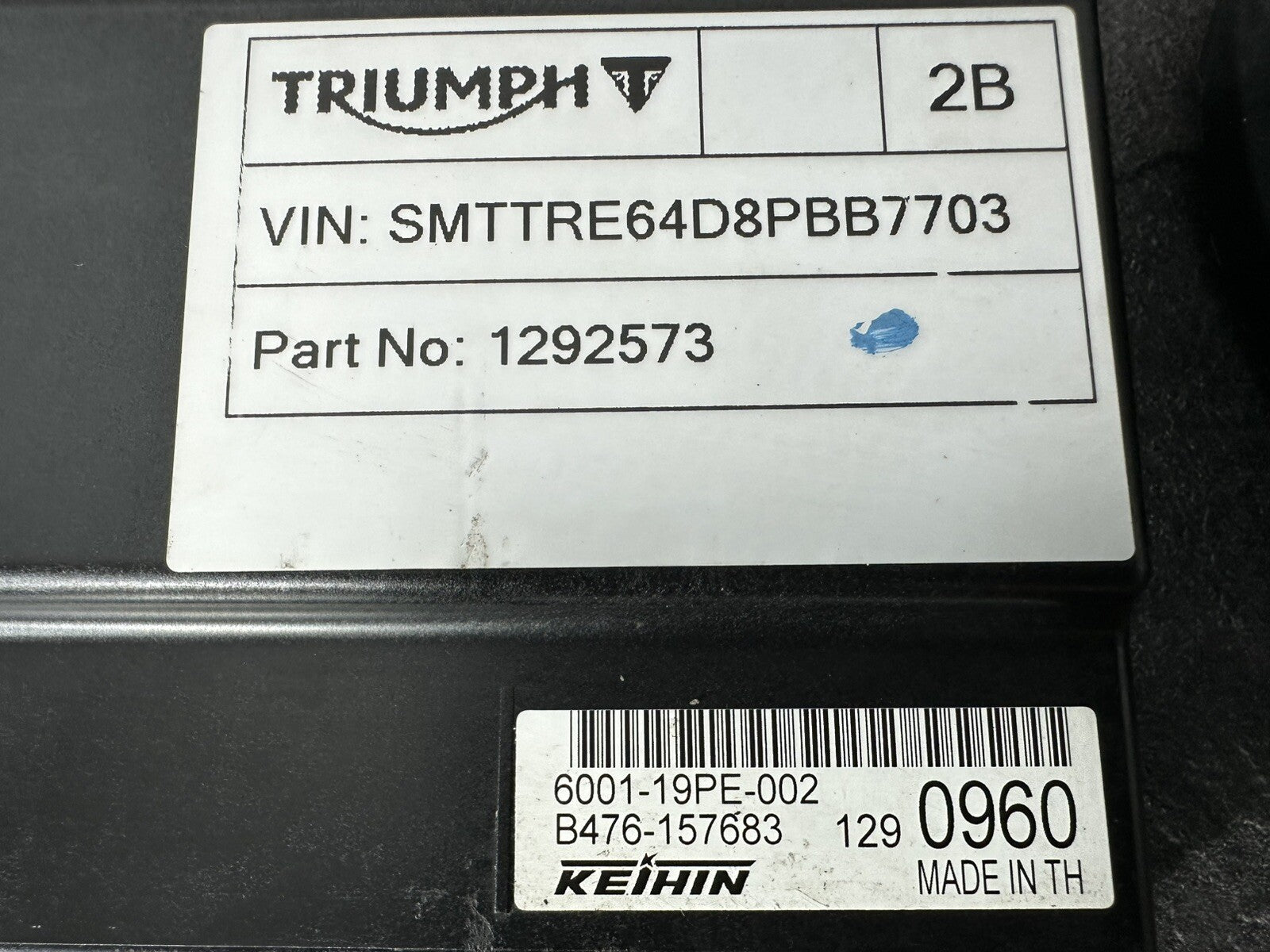 Triumph TIGER 900 GT PRO 2022 Lockset *READ DESCRIPTION* 6337 Mile 2020-2023 OEM