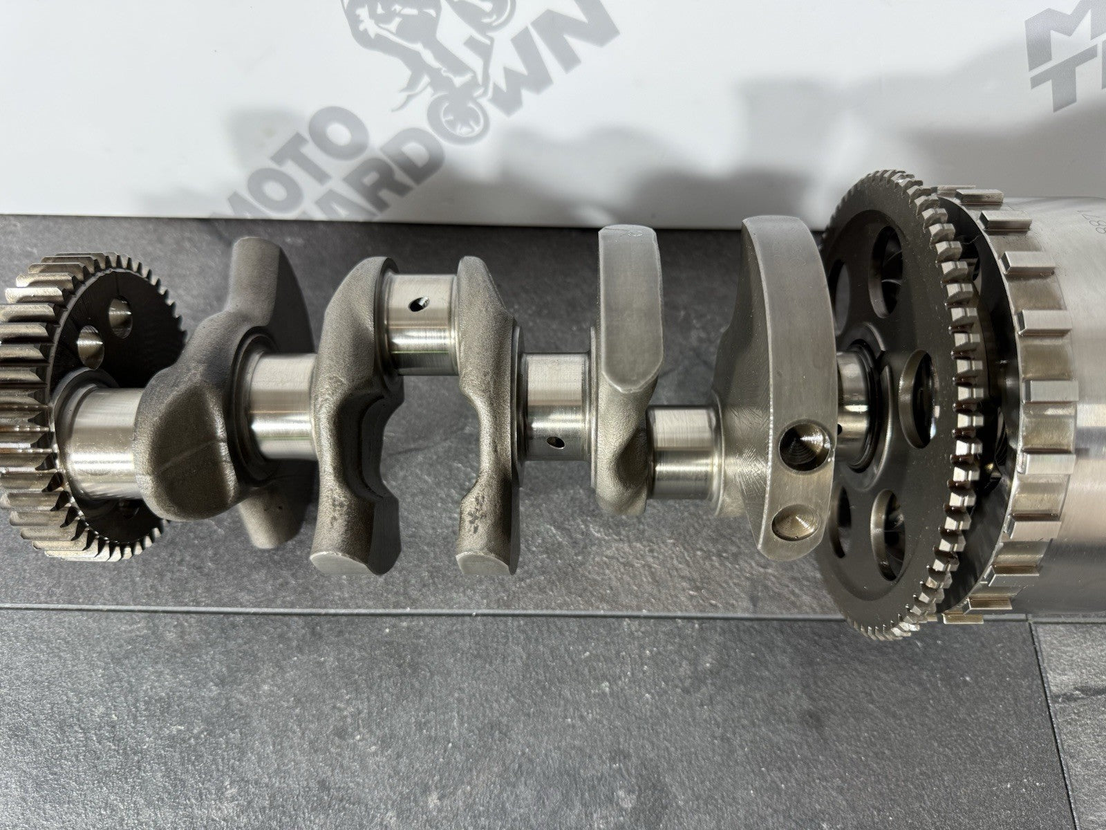 Triumph Street Triple 765 R 2017 Crankshaft & Alternator Rotor 18498m 2018-2021