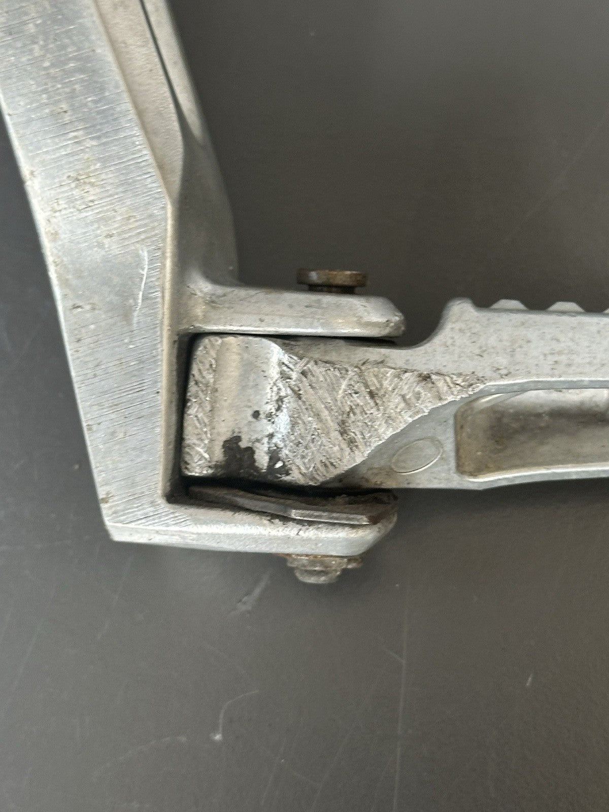 Honda CBR1000RR Fireblade Left pillion footrest Left Foot Hanger 2004-2005 OEM