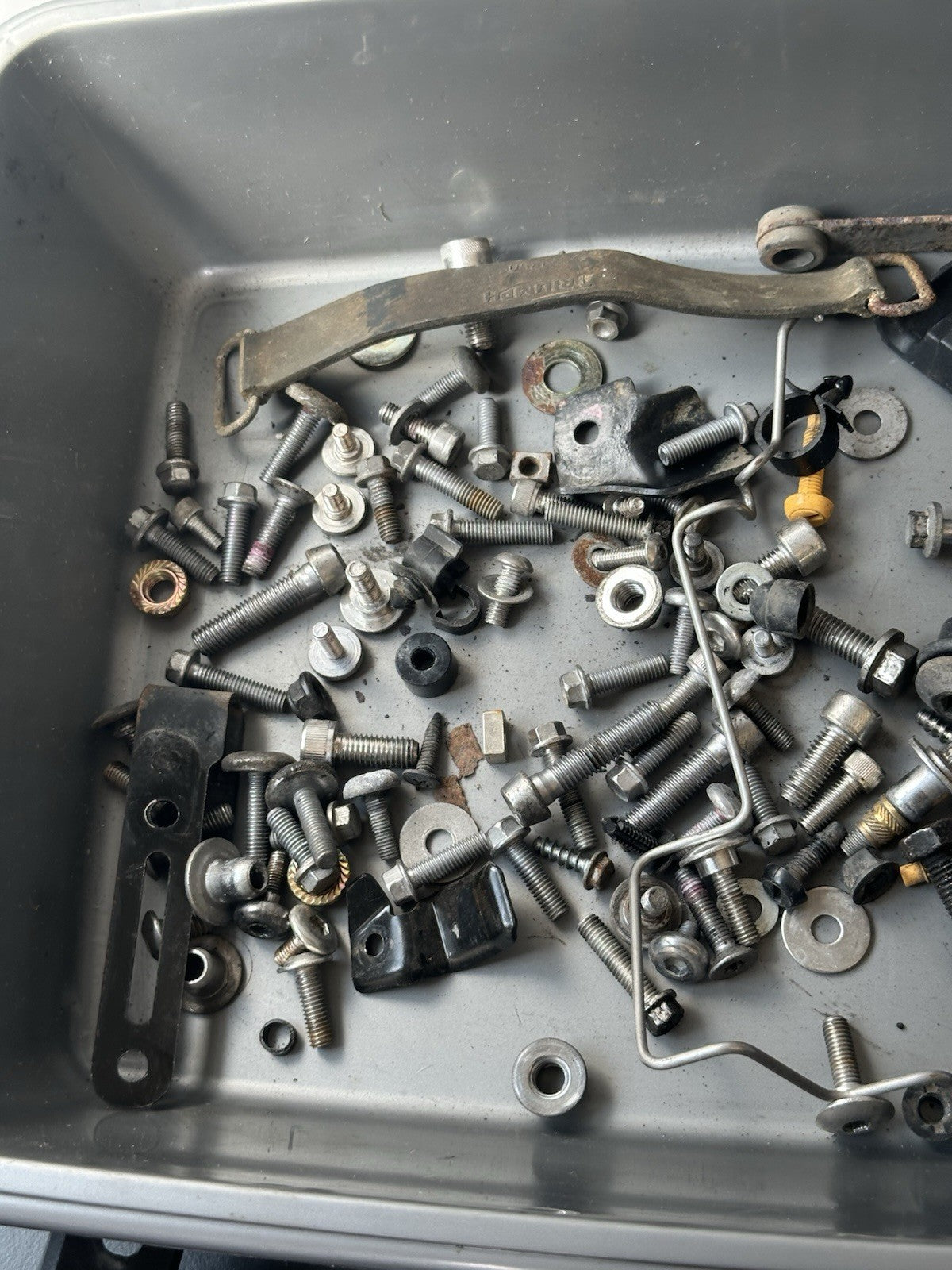 TRIUMPH STREET TRIPLE 675 Job Lot NUTS BOLTS SPARES Job Lot 8382 Miles OEM 2010