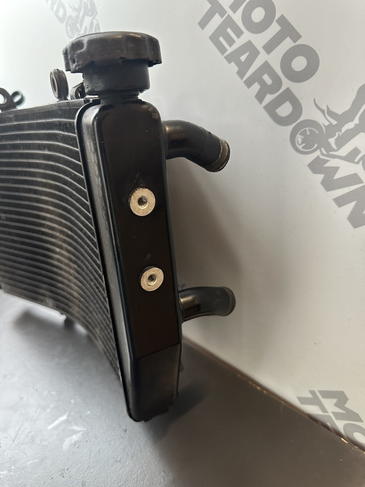 Triumph SPEED TRIPLE 1050 2013 RADIATOR WITH FAN 2011-2015 Radiator And Fan