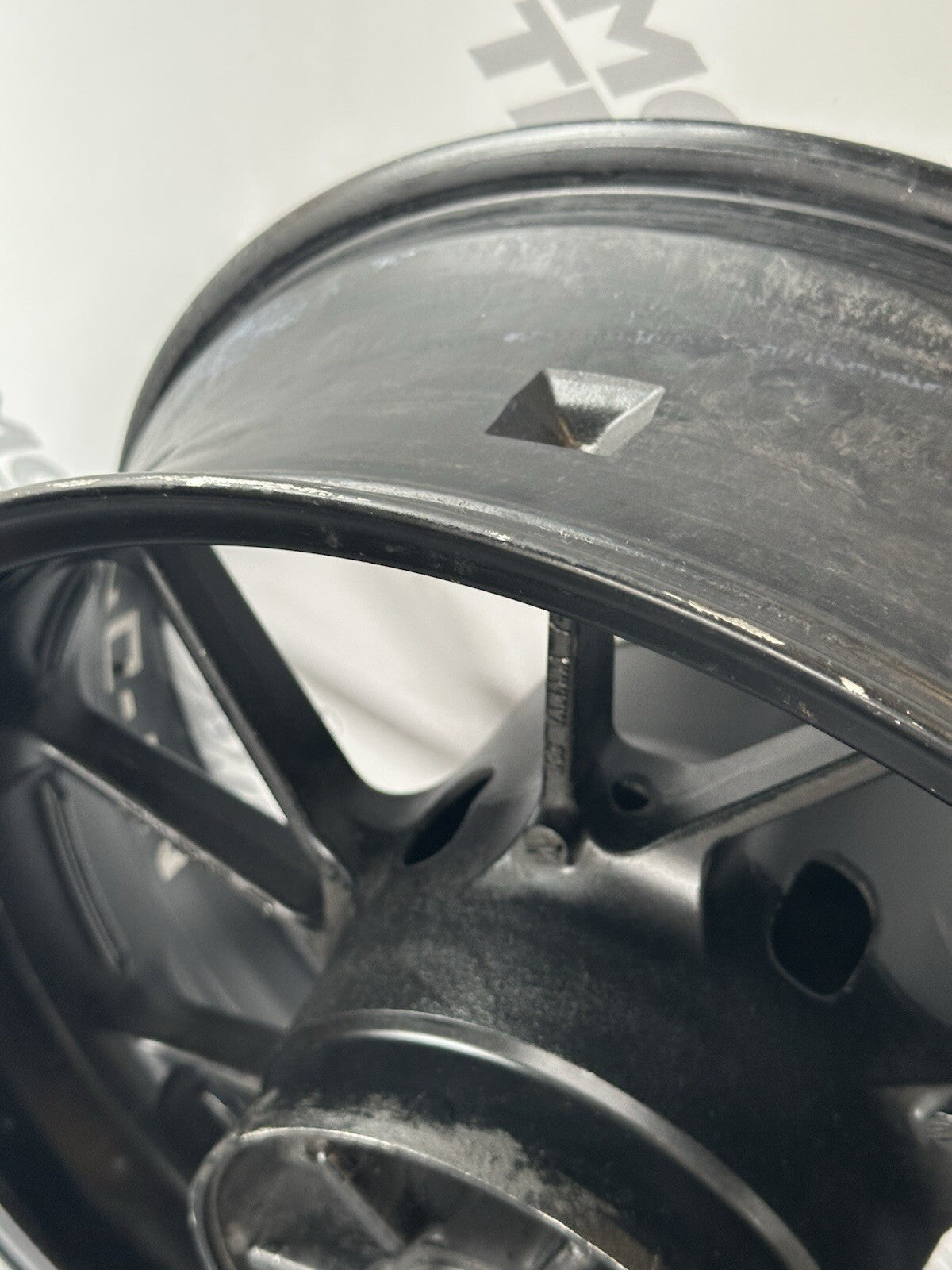 Yamaha MT07 ABS 2014 - 2017 Rear Wheel Rim Ever So Slightly Out Of Alignment OEM
