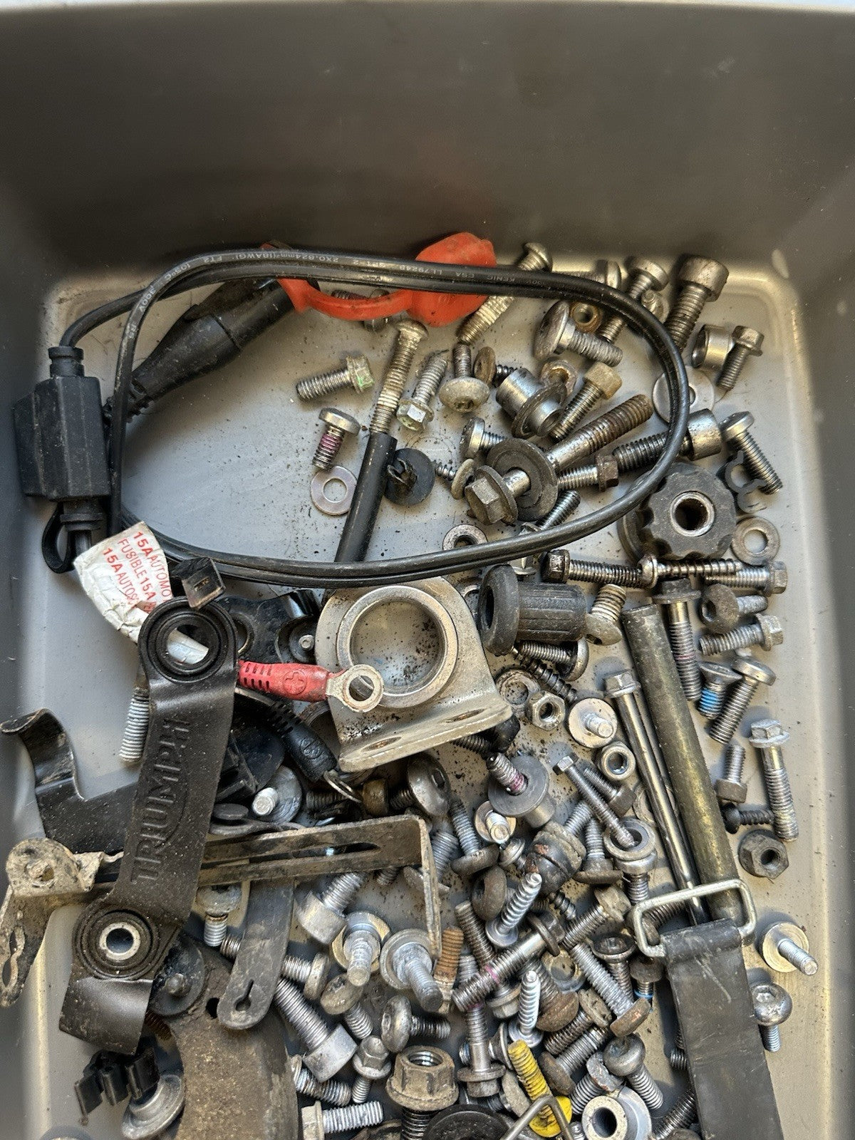 Triumph Street Triple 765R Bolts Various Job Lot Mixed Nuts Bolts Brackets 2017