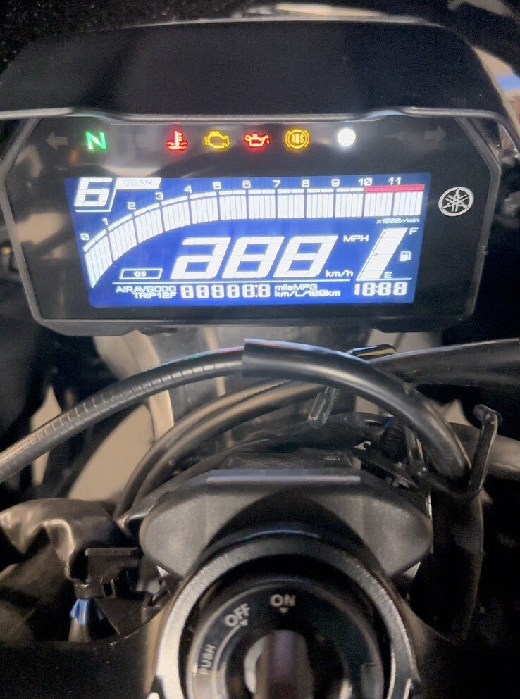 Yamaha R7 690 2024 Speedo Clocks Dash Speedometer Only 1784 Miles 2022 2023 OEM