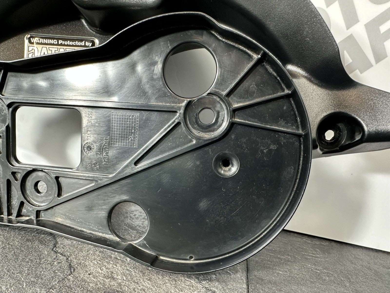 Triumph Street Triple 675 R 2015 Clock Surround Speedo Mount 2013-2016 16470m