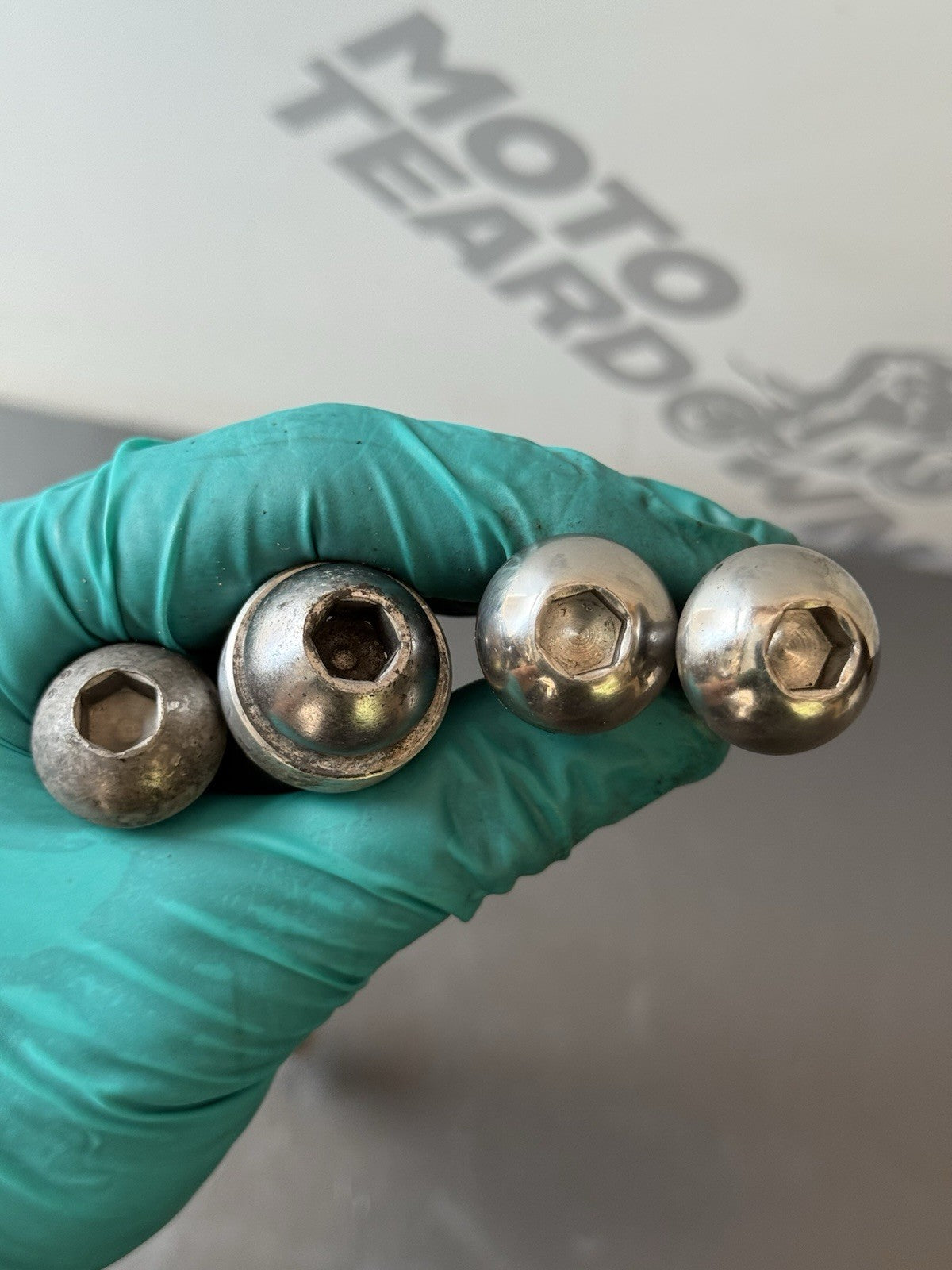 Triumph Street Triple 675 675R Engine Mount Bolts Frame 2007-11 NOT COMPLETE SET