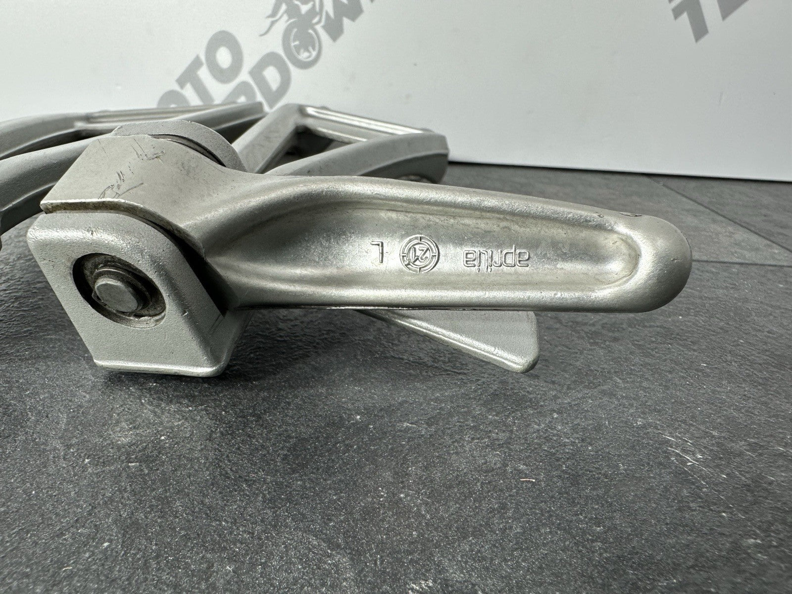 Aprilia RS660 2021 Pillion Footrests Foot pegs Only 6220 Miles 2022-2025 OEM
