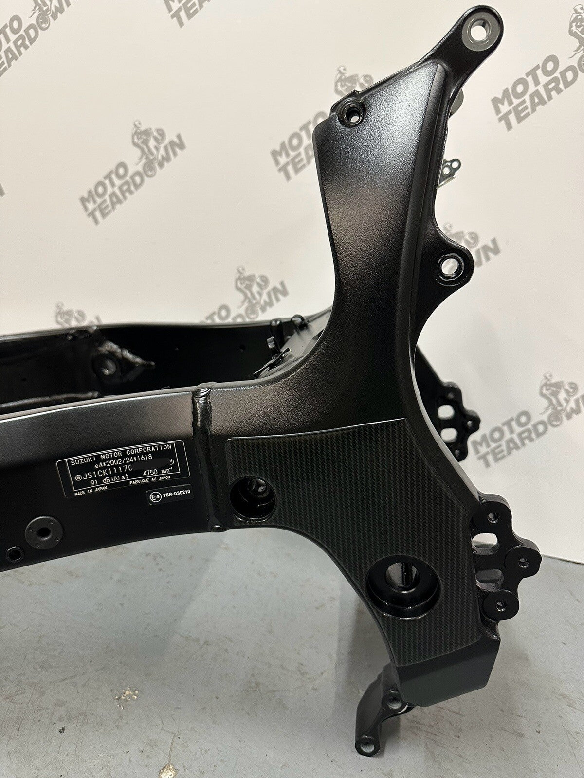 Suzuki GSXR 1300 2016 HAYABUSA Main Frame Chassis *CATEGORY N* 18408 Miles GEN 2