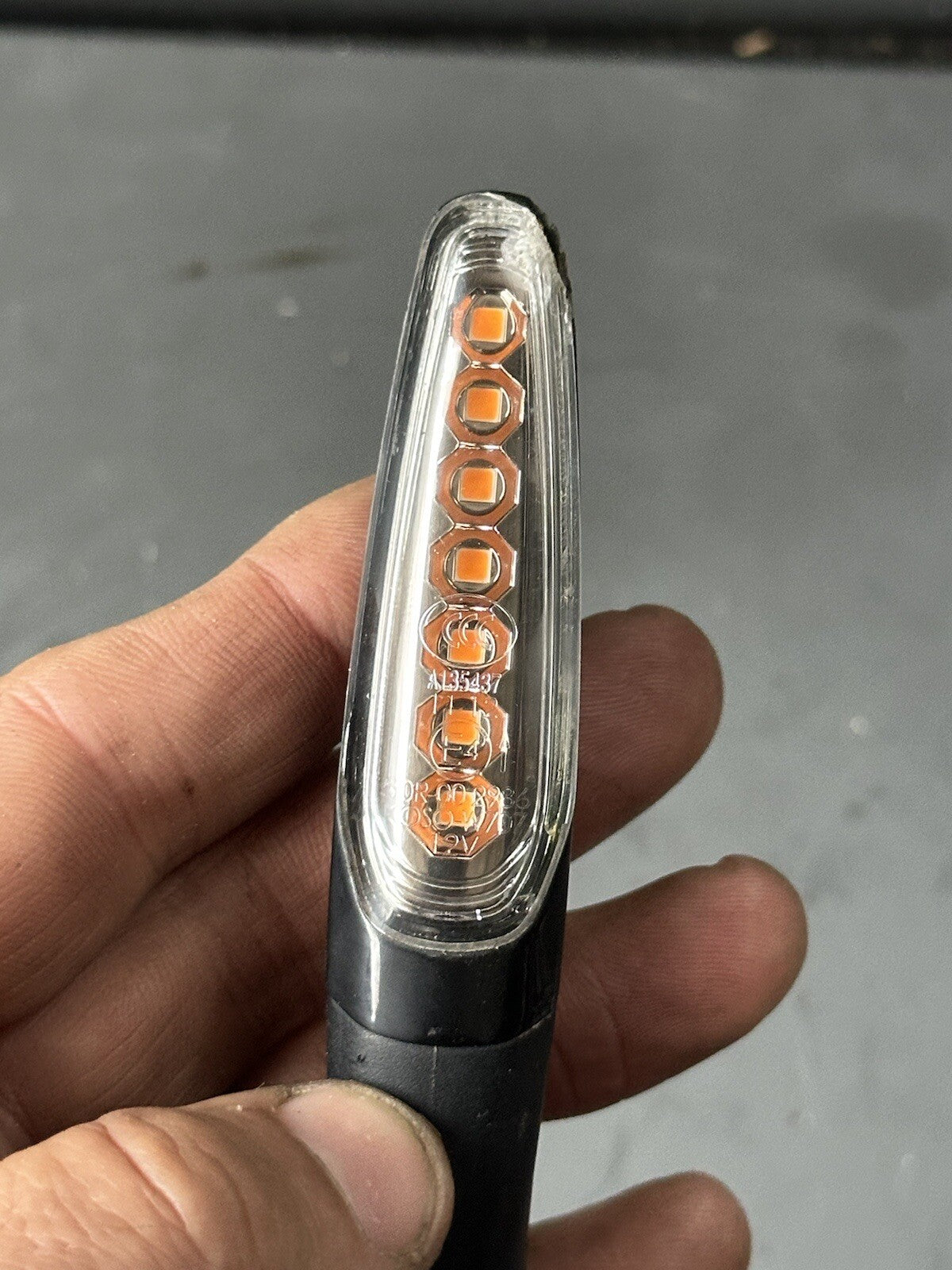 Triumph Speed Triple 1200RS 1200RR Indicator Scrolling Indicator DAMAGED OEM