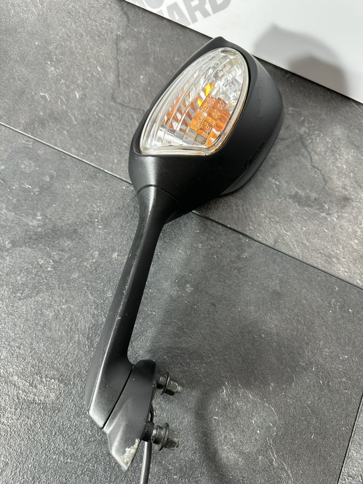 Suzuki GSXR 1000 2014 Left Mirror Indicator Assembly 22774 Miles 2009-2016 OEM
