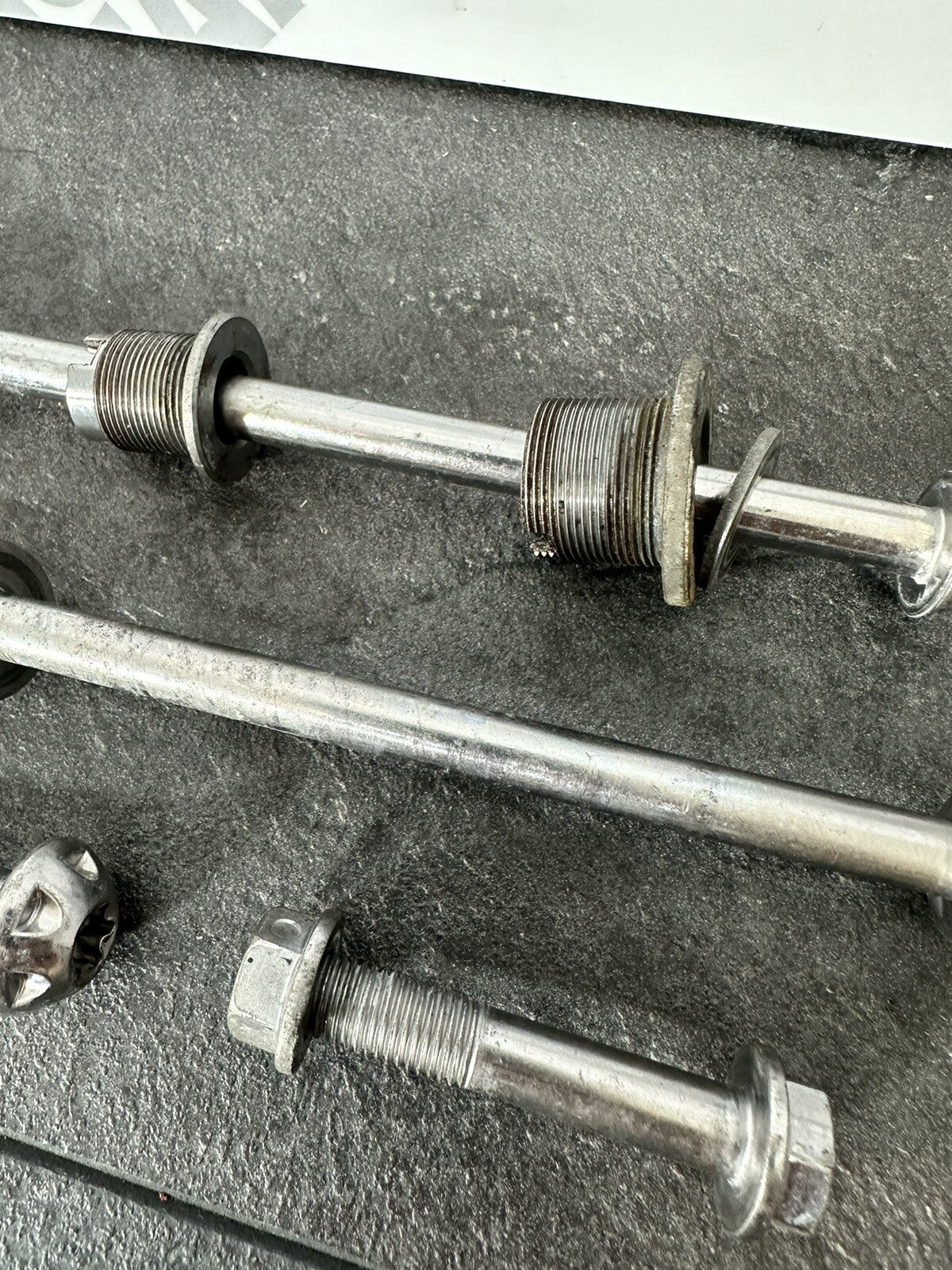 Triumph Trident 660 2022 Engine Frame Mount Bolts 2962 Miles 2021-2024 OEM