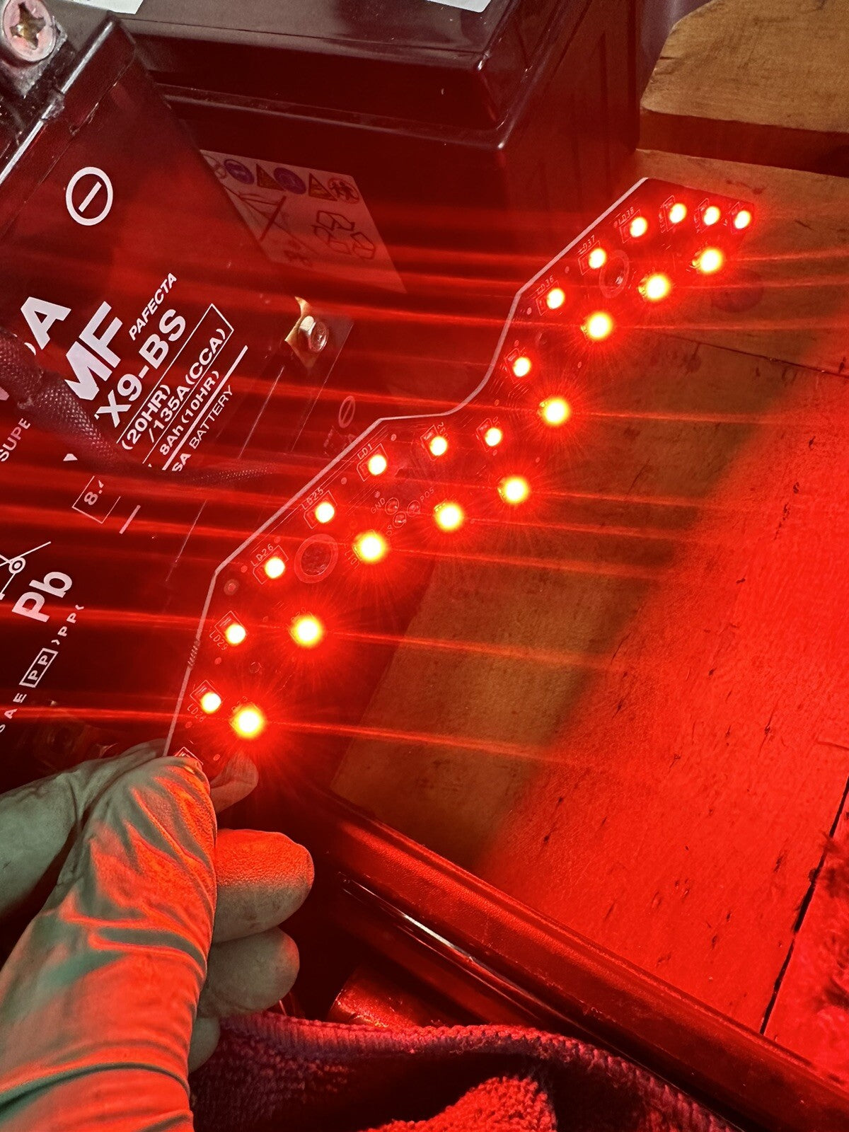 Aprilia Tuono V4 1100 2021 Rear Light LED Internals SPARES 6606 Miles 2022-2024