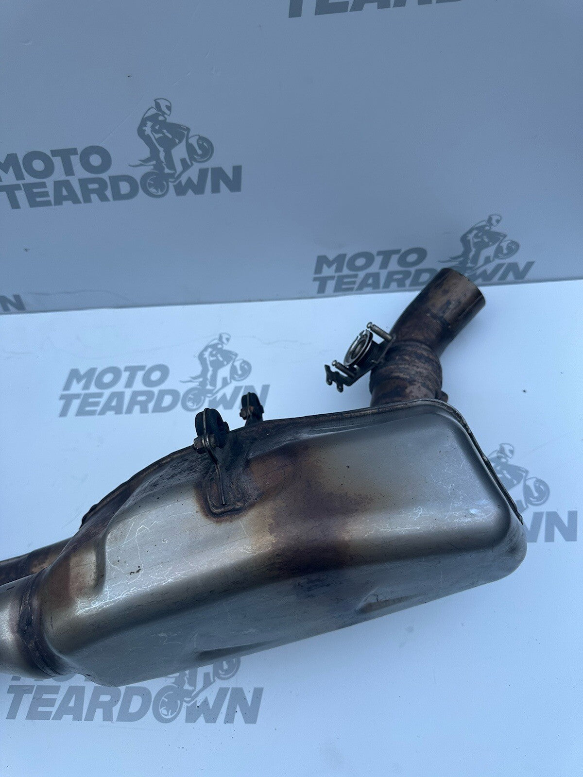 BMW S1000R Downpipes exhaust headers BMW 8545137 2014 16,807 Miles OEM