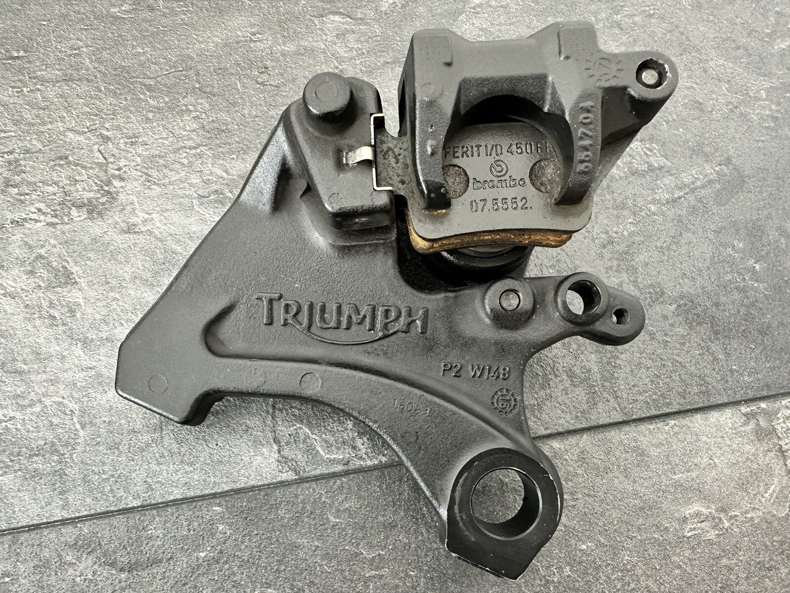 Triumph Street Triple 765 RS 2017 BREMBO Rear Caliper 12184 Miles 2018-2021 OEM