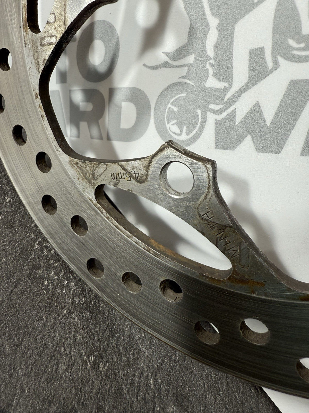 Triumph Street Triple 765 RS 2021 Rear Brake Disc 21650 Miles 2020-2022 OEM