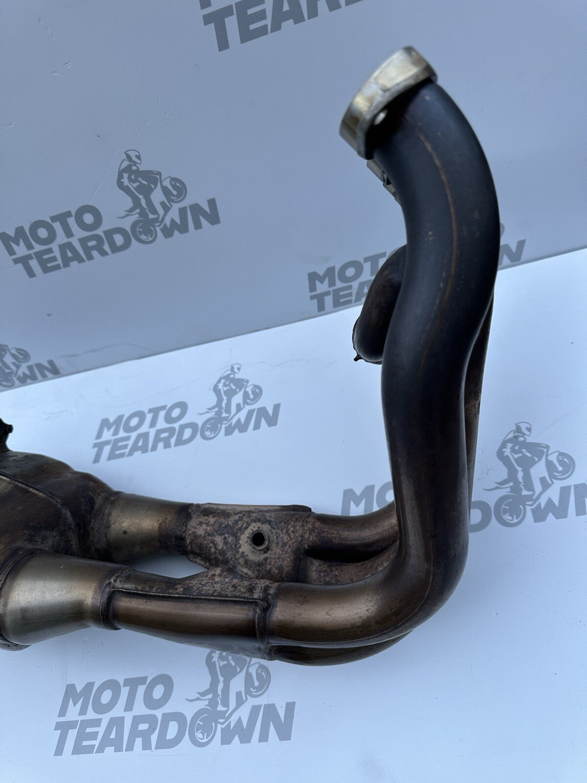 BMW S1000R Downpipes exhaust headers BMW 8545137 2014 16,807 Miles OEM
