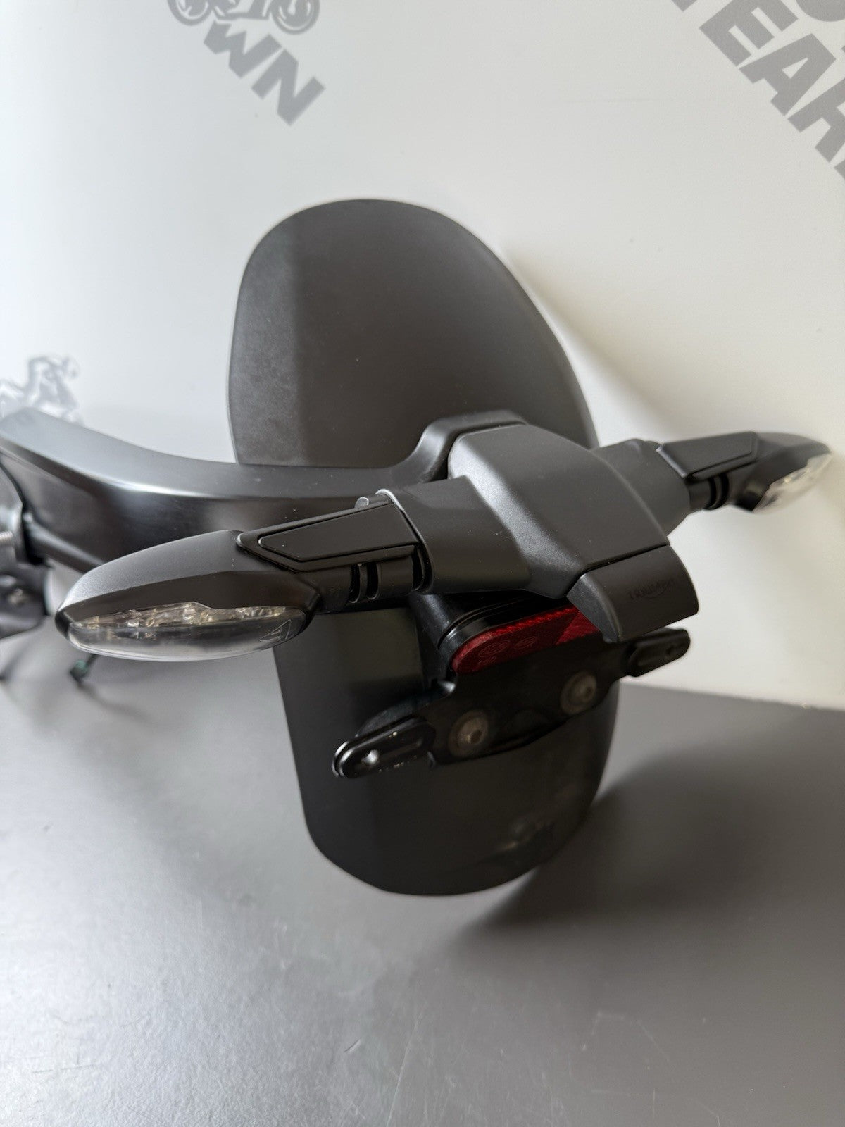 Triumph Trident 660 Rear Number Plate Holder + Rear Indicators 2021-24 T2313202