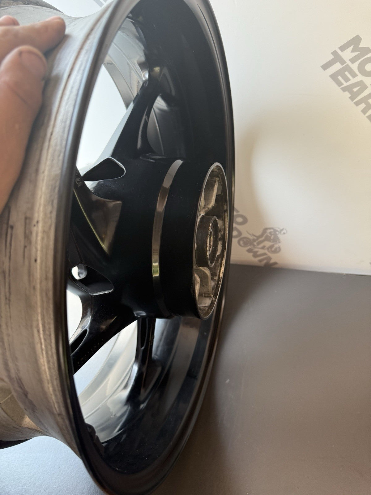 Triumph Trident 660 rear wheel black Rear Rim Rear Wheel 2021-2024 OEM