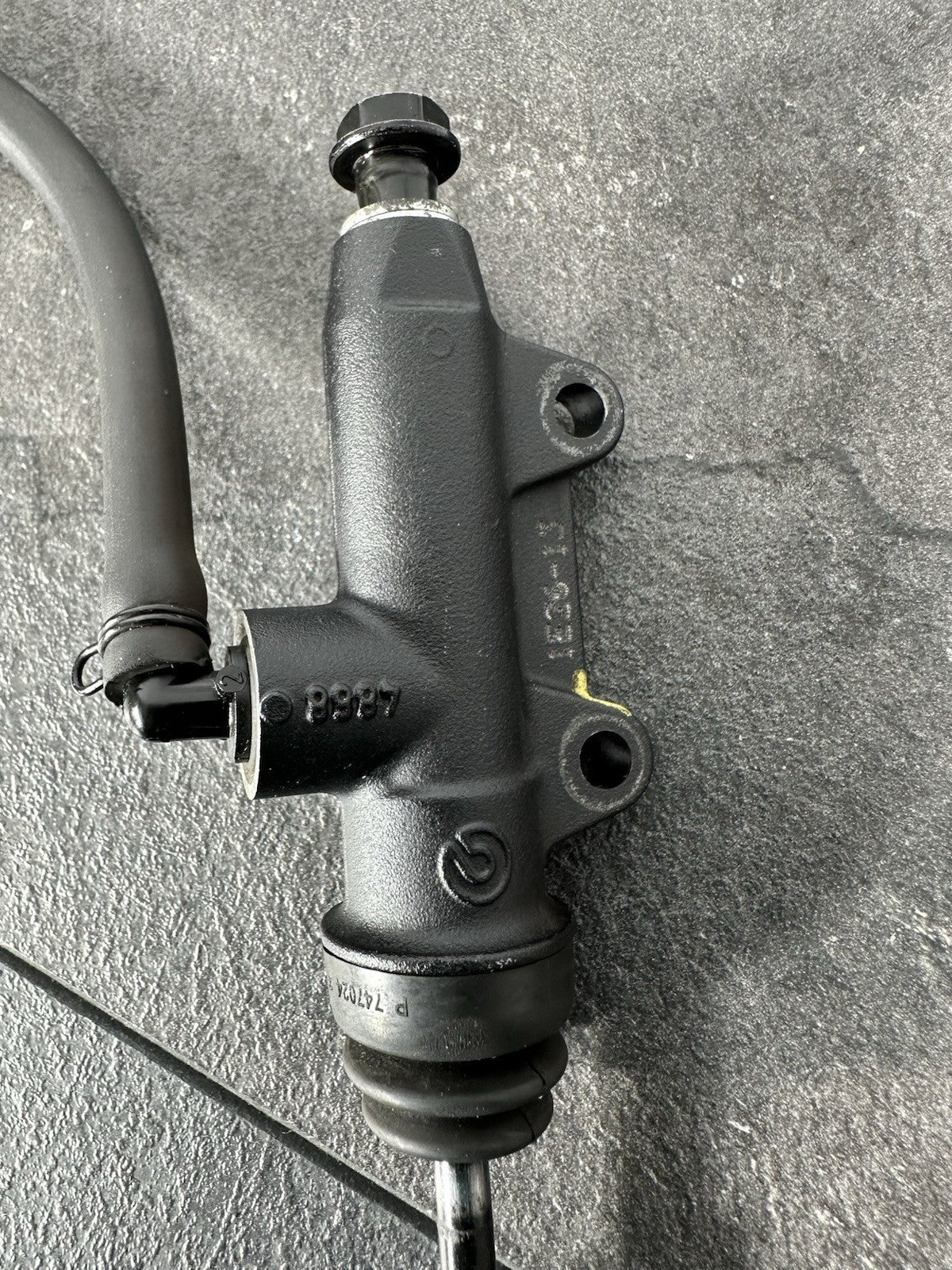 Aprilia RS660 2021 BREMBO Rear Brake Mastercylinder 6220 Miles 2022-2025 OEM