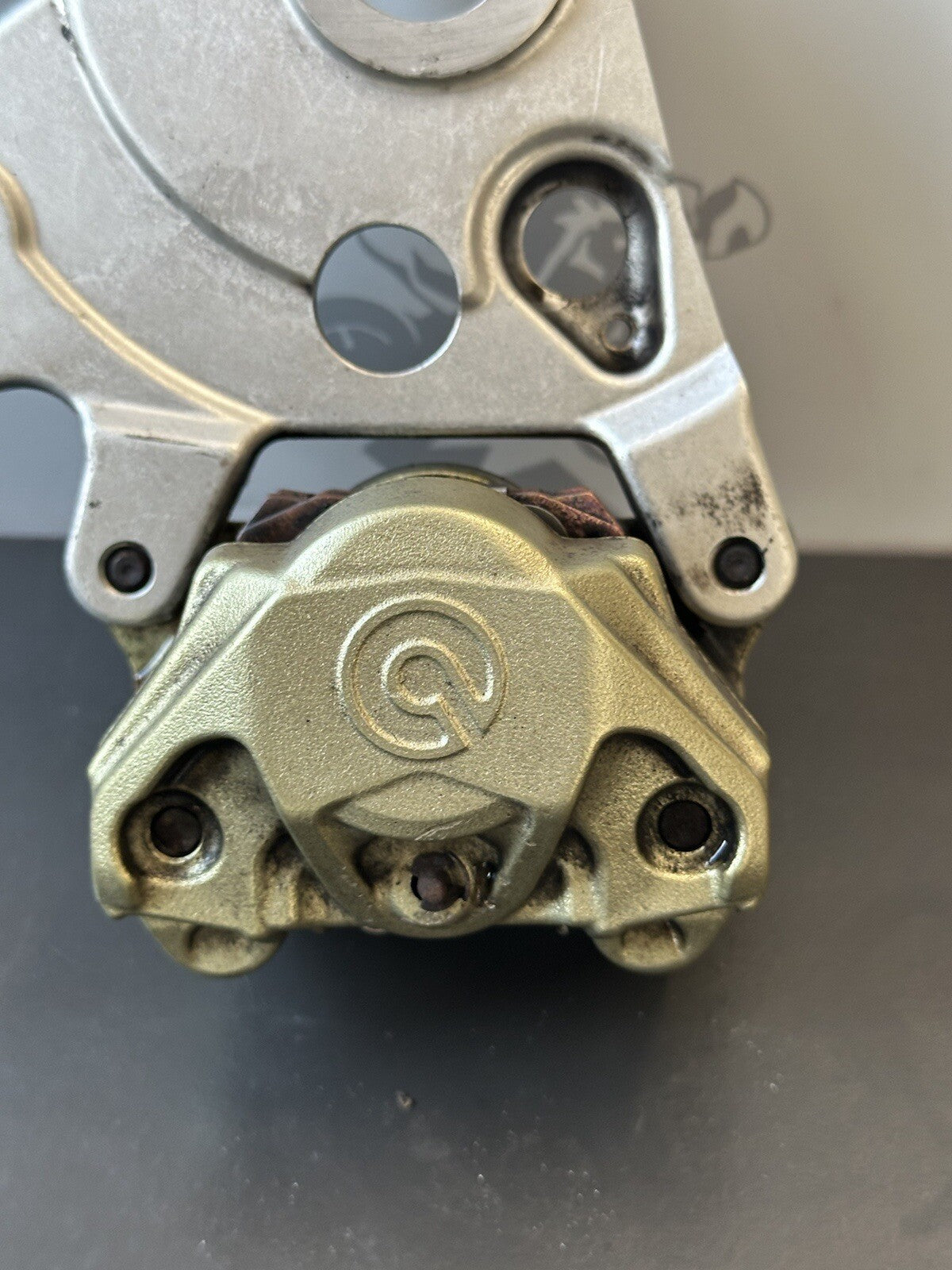 Aprilia Tuono V4 1100 FACTORY BREMBO Rear Brake Caliper & Hanger RSV4 OEM 2017