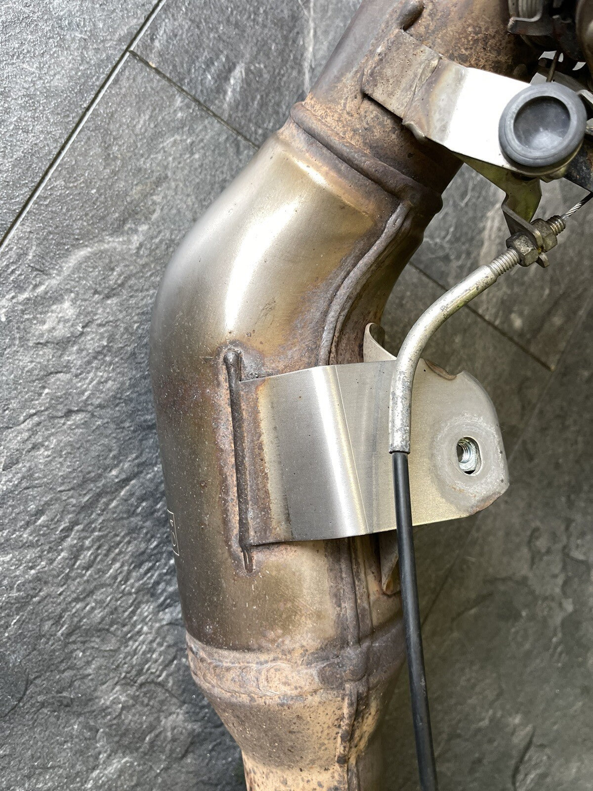 Suzuki GSXR 1000 2017 Downpipes Exhaust Cat 2018 AL7 2017-22 Only 5129 Miles