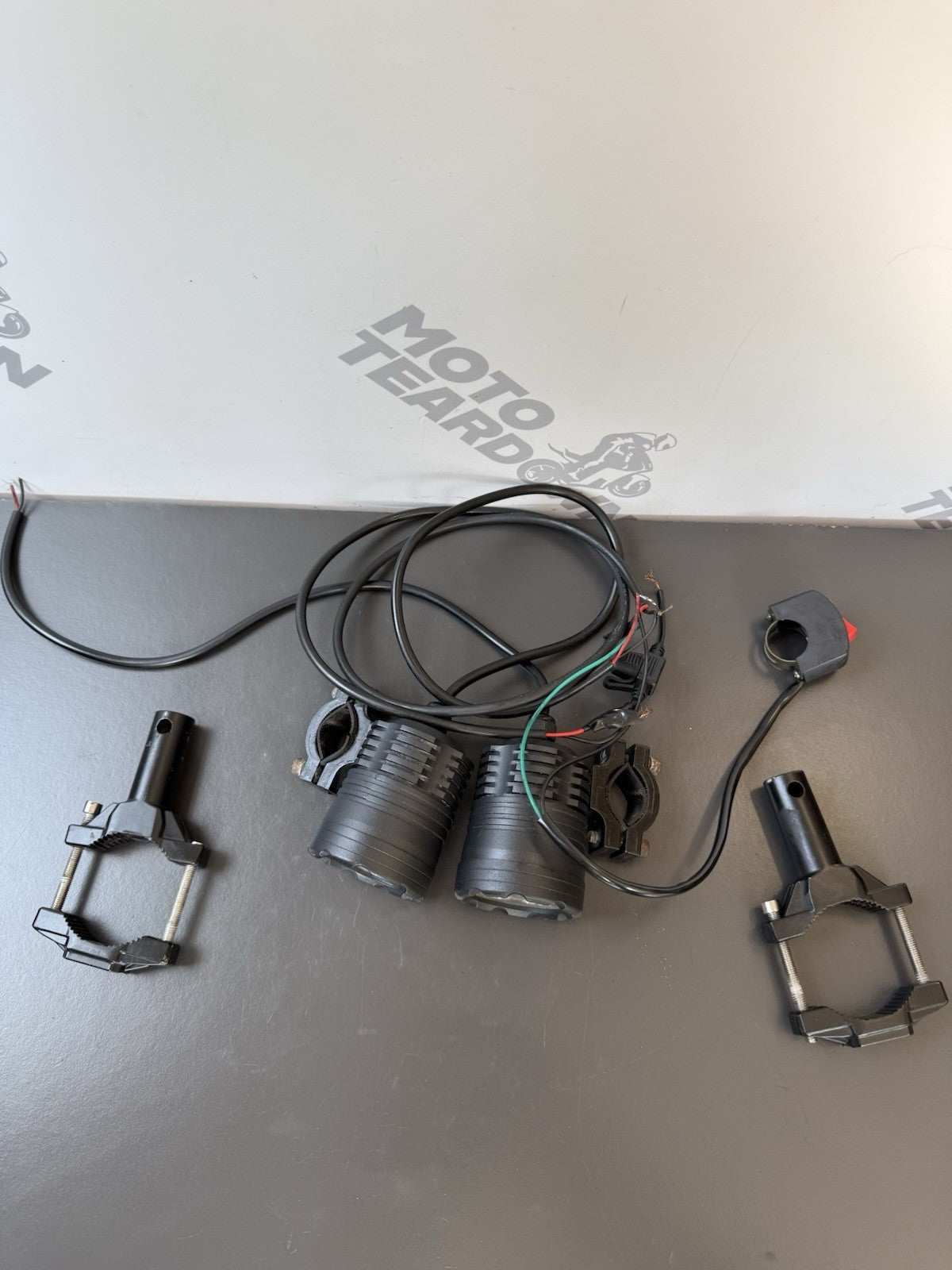 Triumph Trident 660 Fog Spot Lights Headlight Driving Lamp & Switch 2021-2024