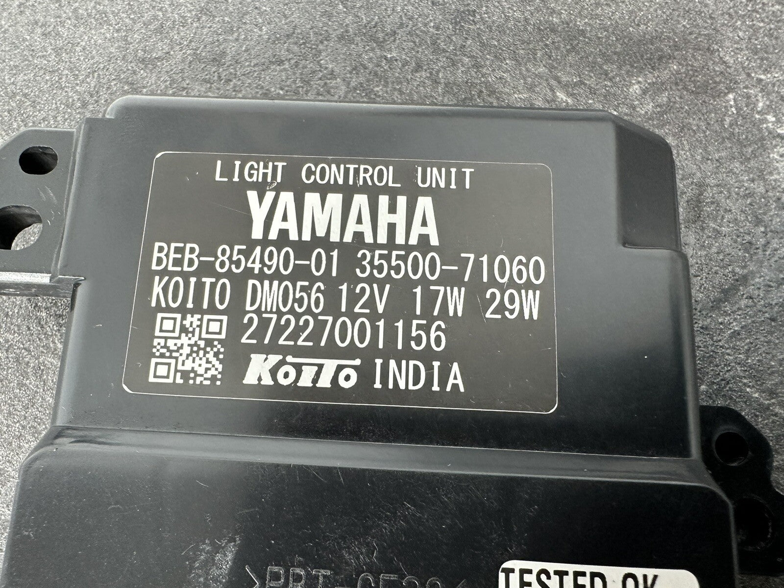 Yamaha R7 690 2024 Light Control Unit Light ECU 1784 Miles 2022 2023 OEM