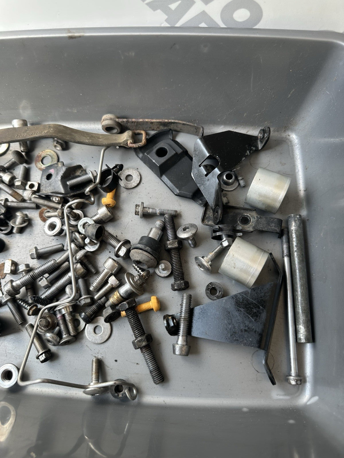 TRIUMPH STREET TRIPLE 675 Job Lot NUTS BOLTS SPARES Job Lot 8382 Miles OEM 2010