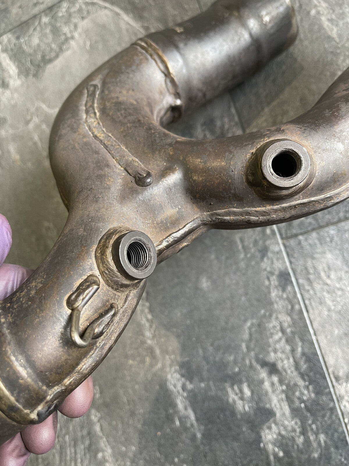 Aprilia Tuono V4 1100 Factory Exhaust Downpipes 2018 OEM 6029 Miles RSV4