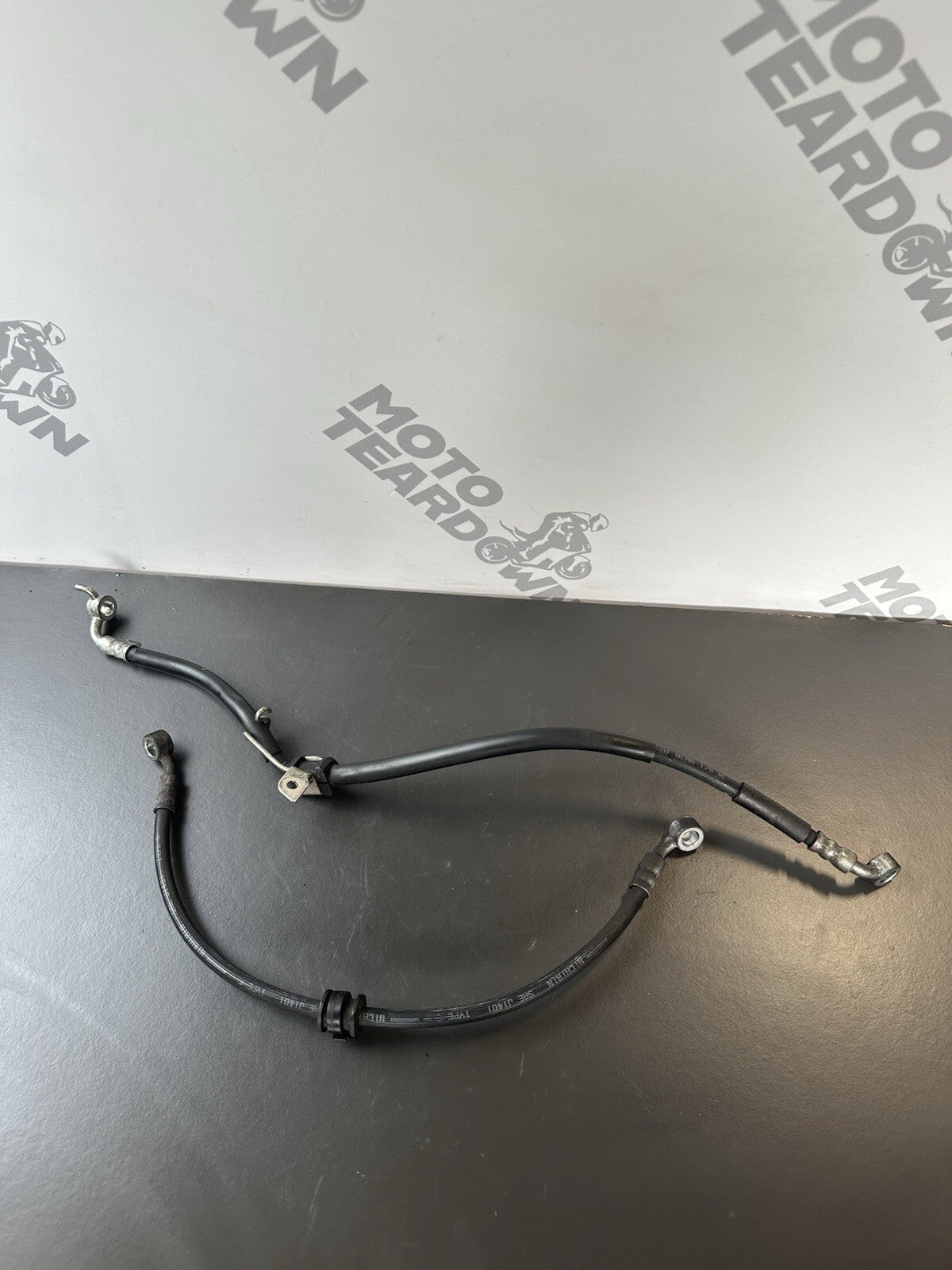 Suzuki GSXR 600 750 Front Brake Hoses 2011-2017 L1-L7 Front Brake Hoses OEM