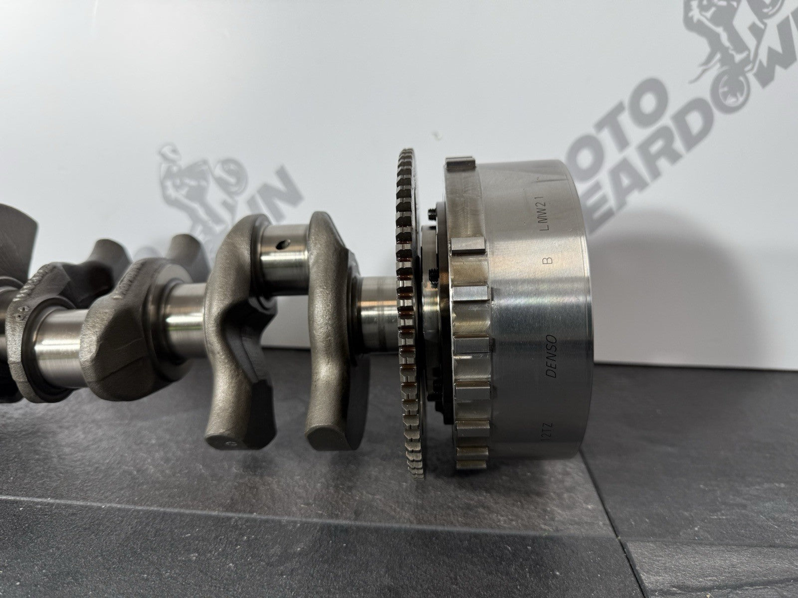 Triumph Street Triple 765 R 2017 Crankshaft & Alternator Rotor 18498m 2018-2021