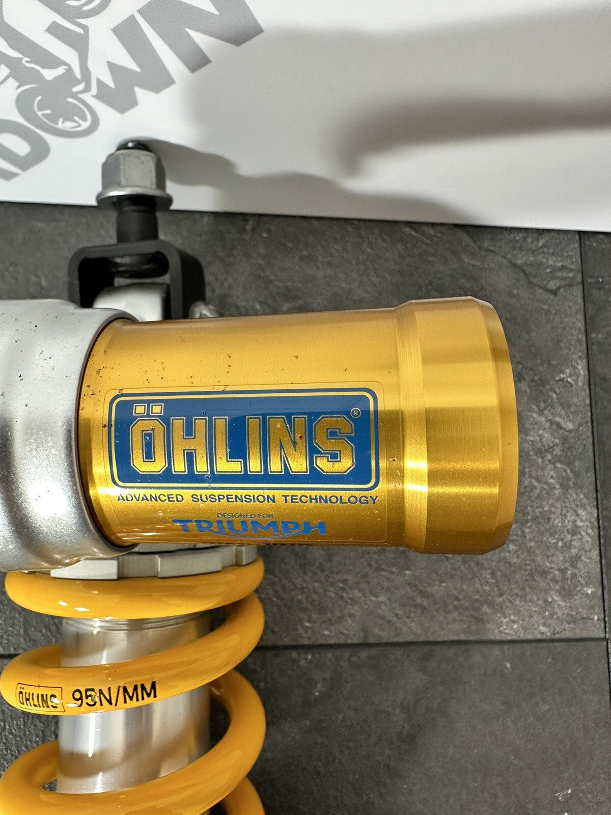 Triumph Street Triple 765 RS R S 2022 Ohlins Rear Shock 2751 Miles 2020 765R