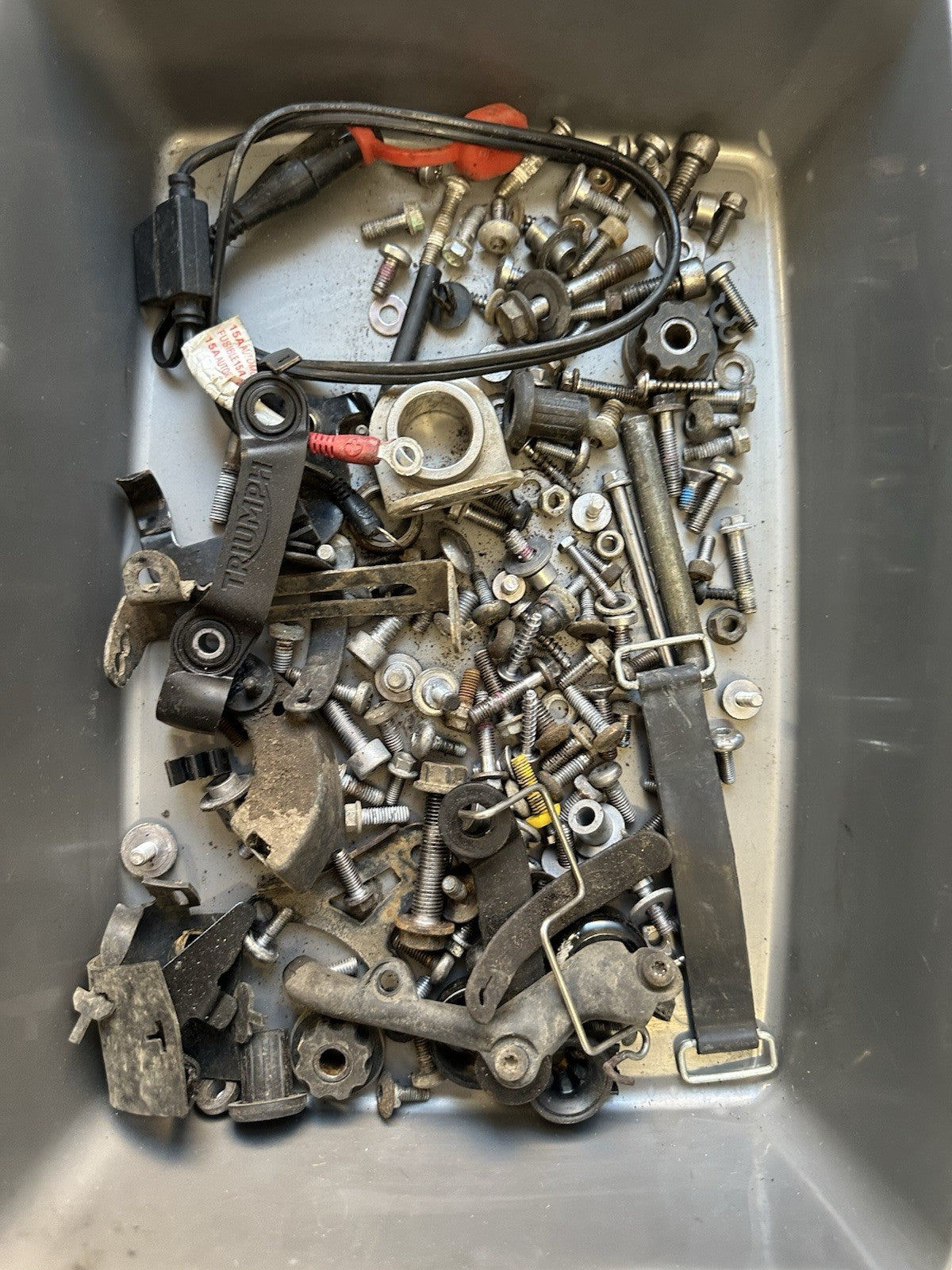 Triumph Street Triple 765R Bolts Various Job Lot Mixed Nuts Bolts Brackets 2017