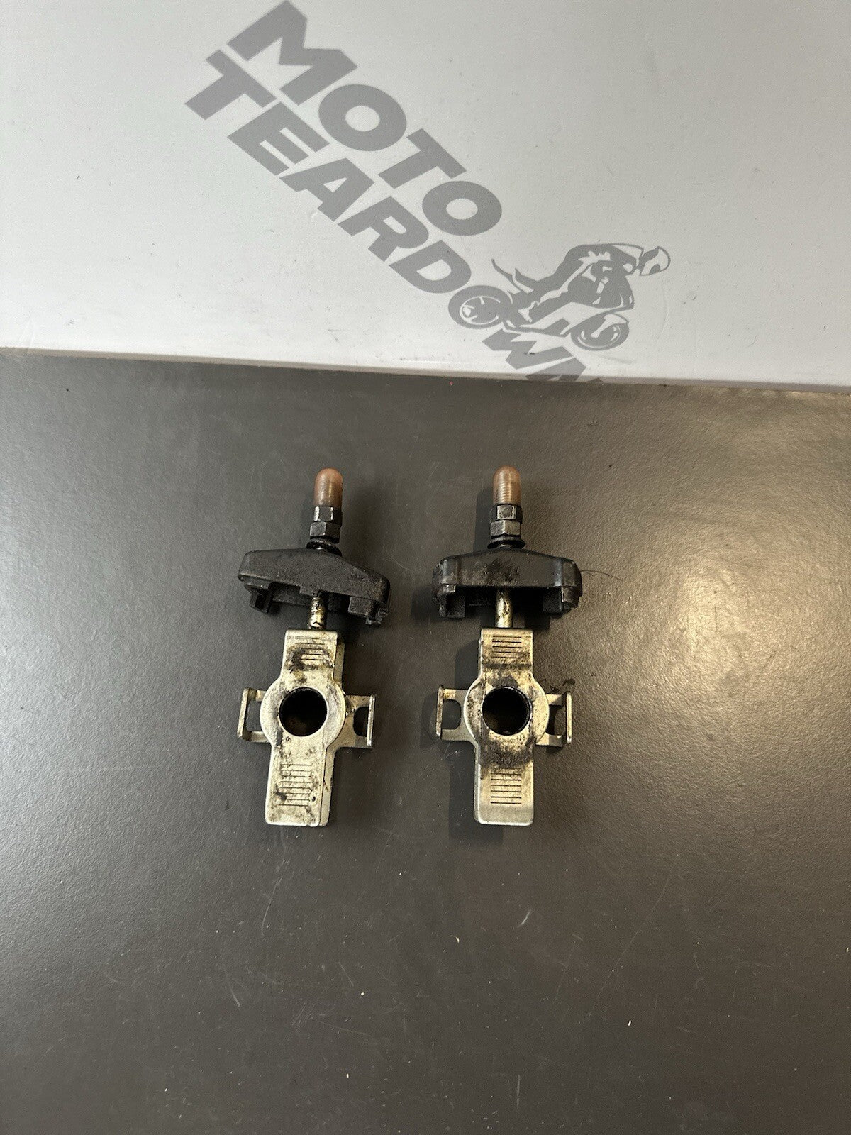 YAMAHA MT-03 REAR WHEEL CHAIN ADJUSTERS Yamaha MT03 Chain Adjusters OEM 2020-