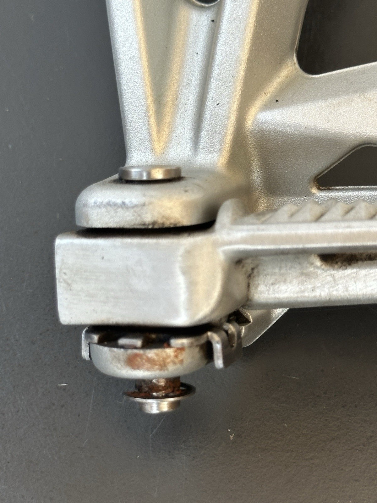 TRIUMPH STREET TRIPLE Left Pillion Footrest Hanger - 765R 765RS T2081987 2017-19