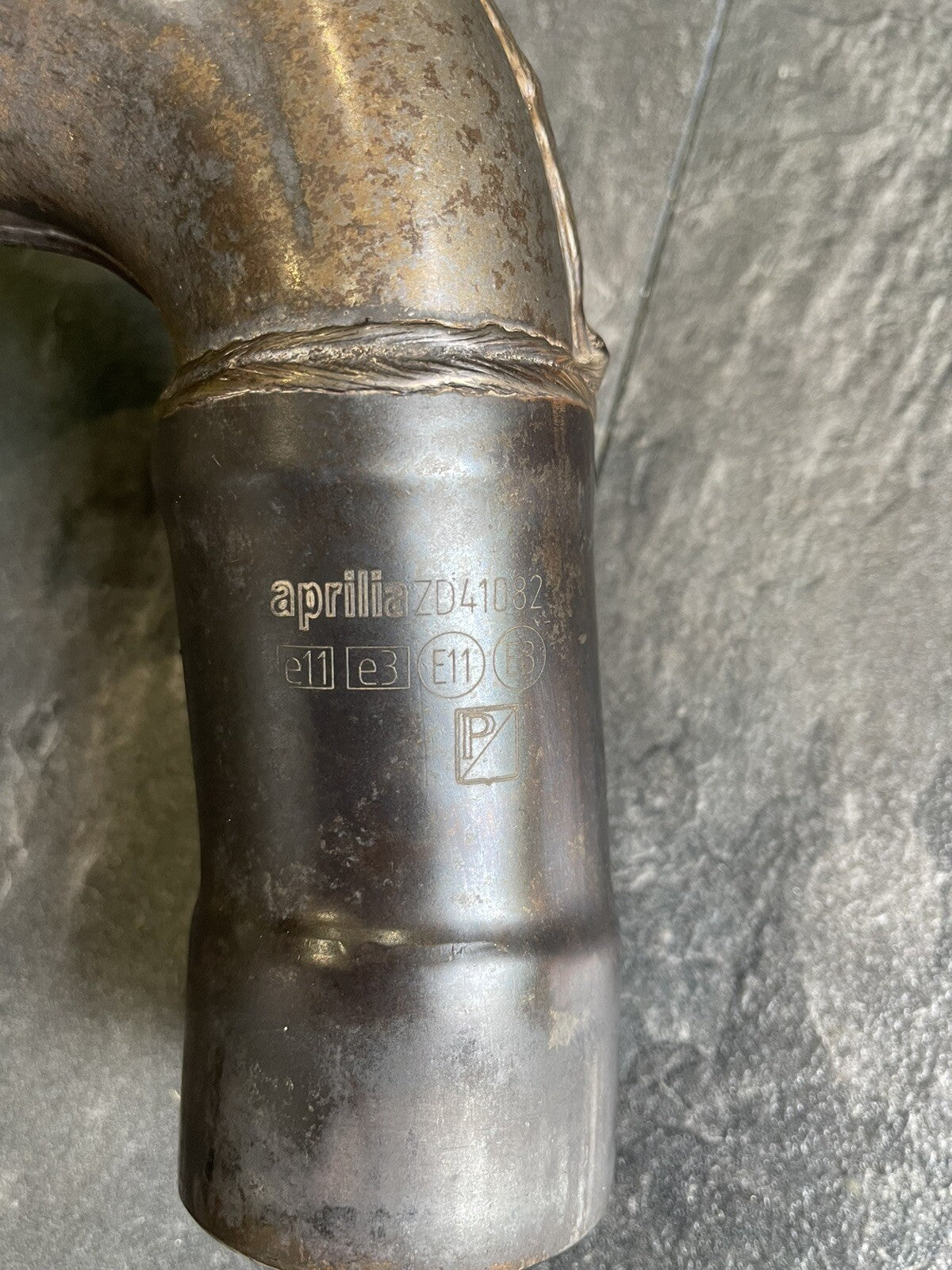 Aprilia Tuono V4 1100 Factory Exhaust Downpipes 2018 OEM 6029 Miles RSV4